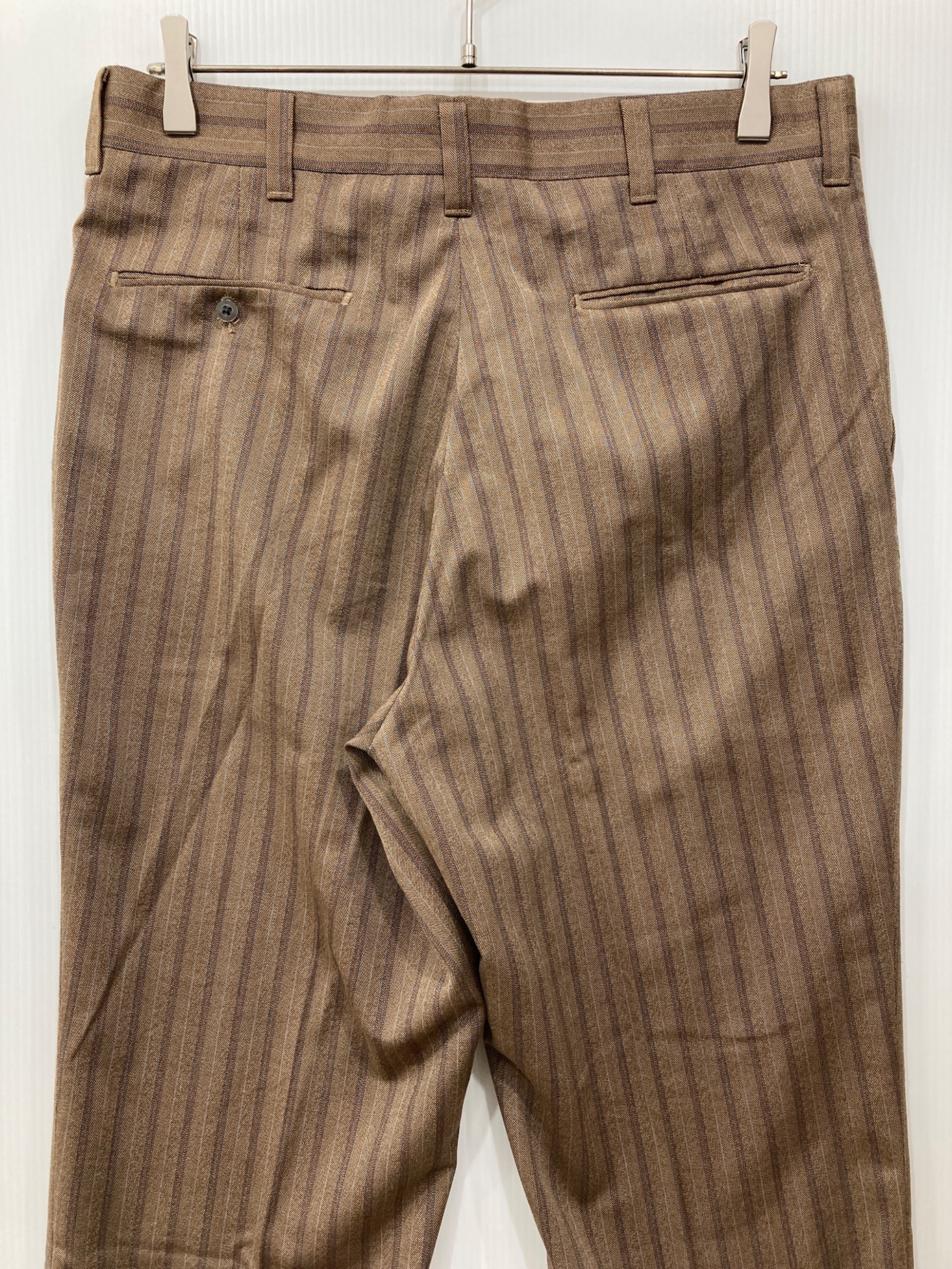 中古・古着通販】FARAH (ファーラー) ストライプパンツ ベージュ