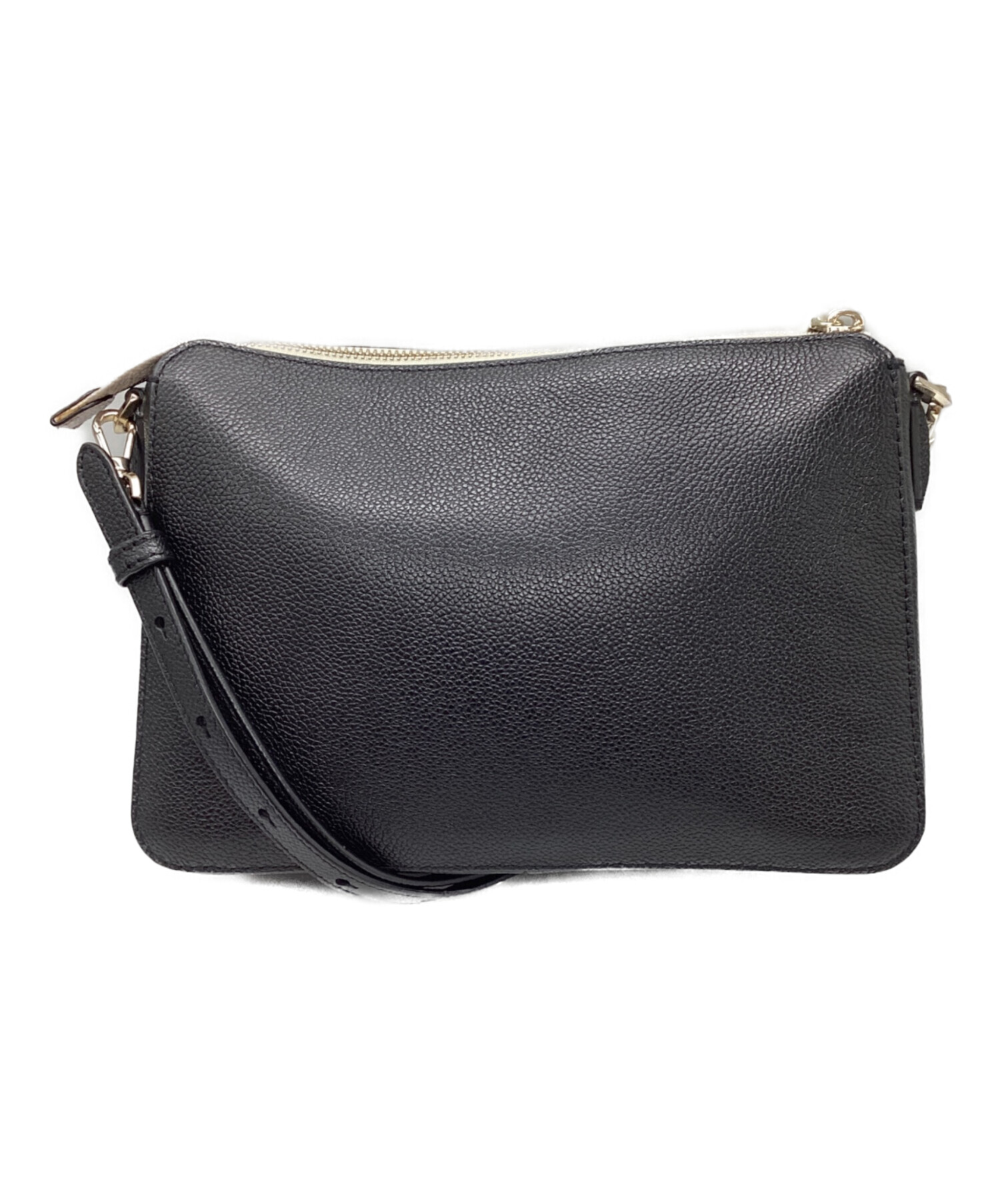 Used ♥ ケイトスペード ボディーバッグ ショルダー ブラック ゴールド 中古・古着通販】Kate Spade (ケイトスペード) ショルダーバッグ