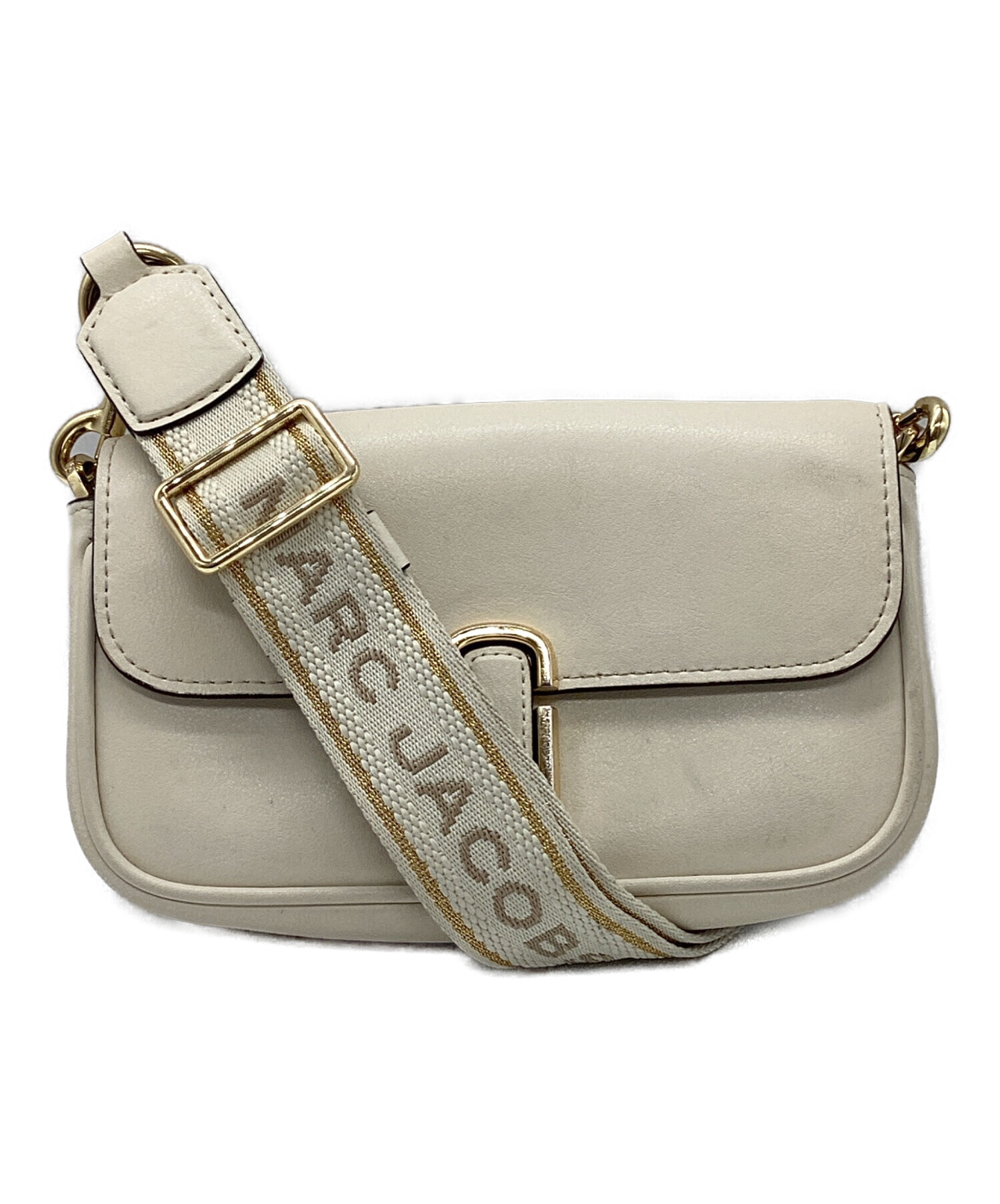 ベージュ/ワイン ショルダーバッグ マークジェイコブス 中古・古着通販】MARC JACOBS (マークジェイコブス) ショルダーバッグ