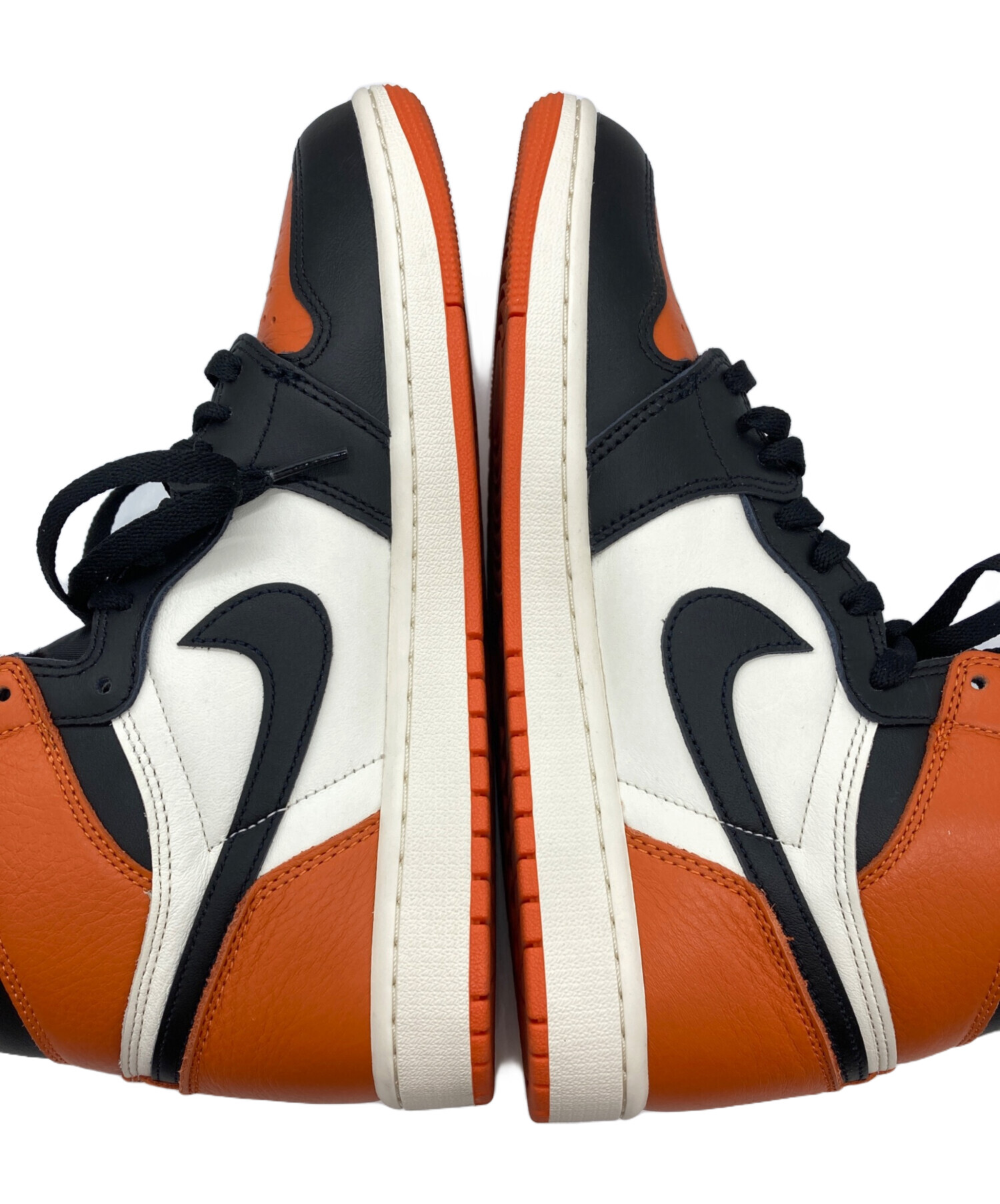 中古・古着通販】NIKE (ナイキ) ハイカットスニーカー オレンジ