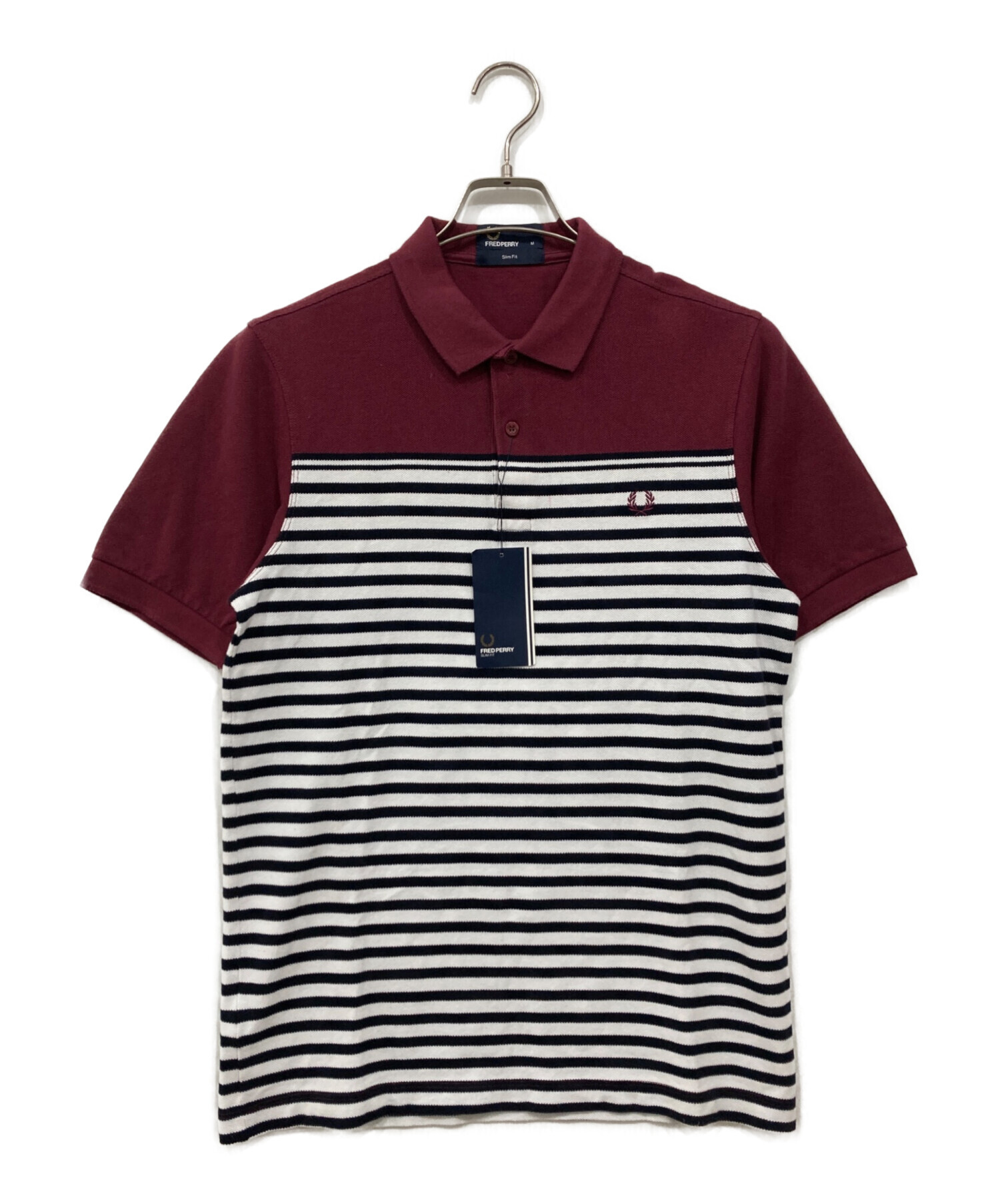中古・古着通販】FRED PERRY (フレッドペリー) ポロシャツ ボルドー