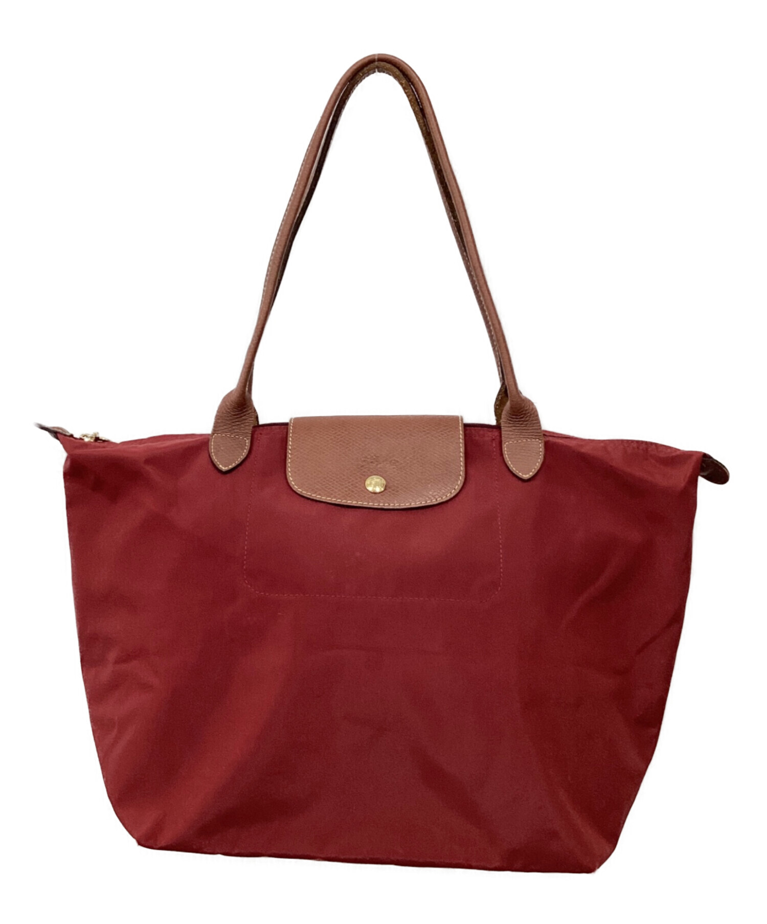 【未使用品】Longchamp トートバッグ【美品】 中古・古着通販】LONGCHAMP (ロンシャン) トートバッグ レッド