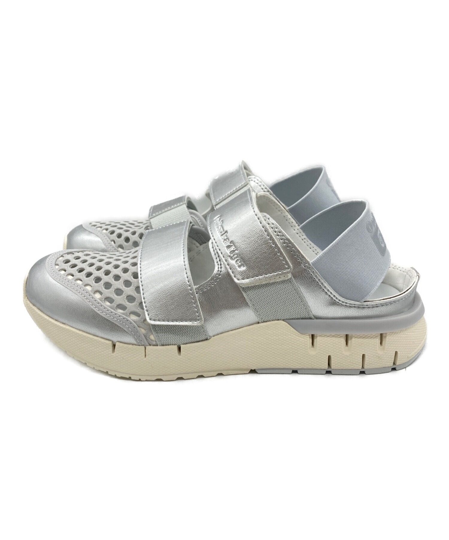 新品未使用　Onitsuka Tiger サンダル シルバー 中古・古着通販】Onitsuka Tiger (オニツカタイガー) レビラック
