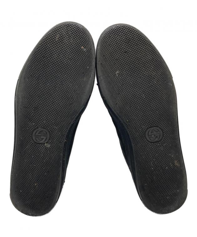 中古・古着通販】GUCCI (グッチ) ハイカットスニーカー ブラック