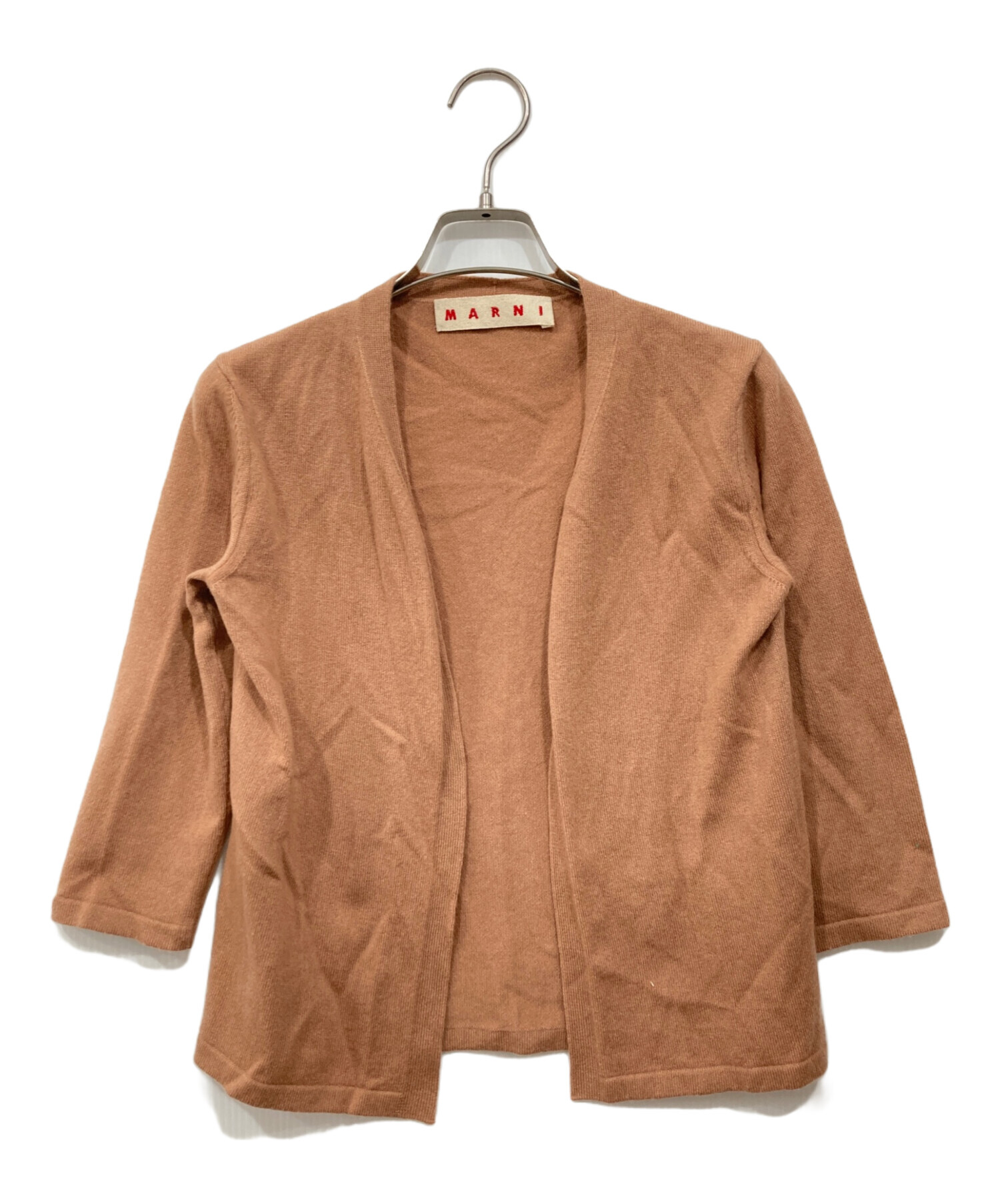 中古・古着通販】MARNI (マルニ) カシミヤニットカーディガン ベージュ