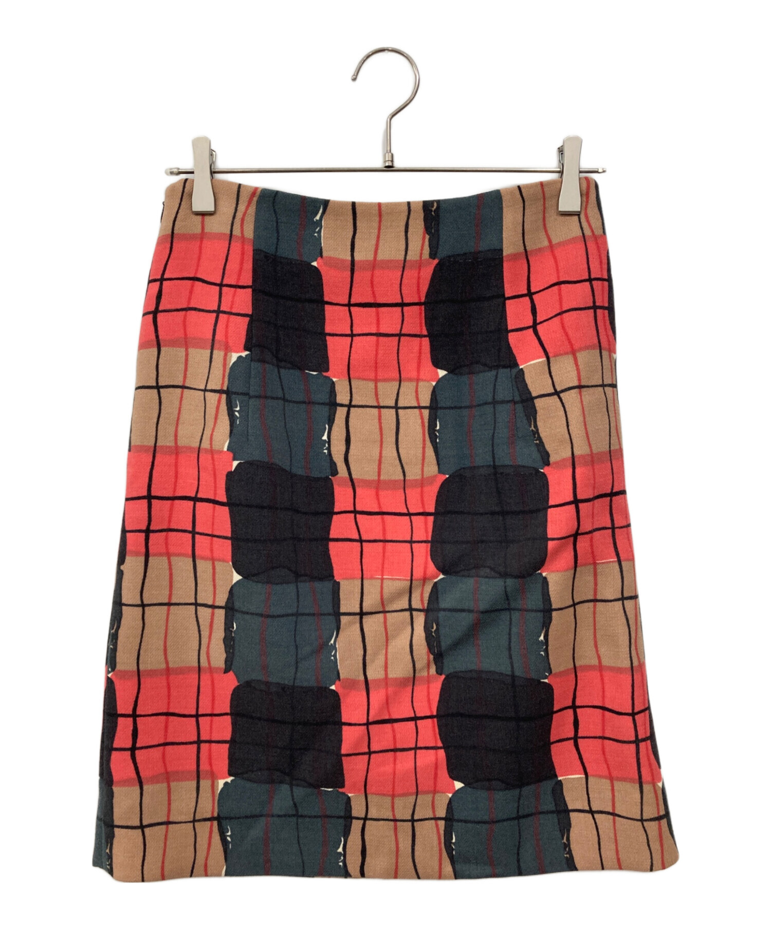 中古・古着通販】MARNI (マルニ) ジオメトリックパターンスカート