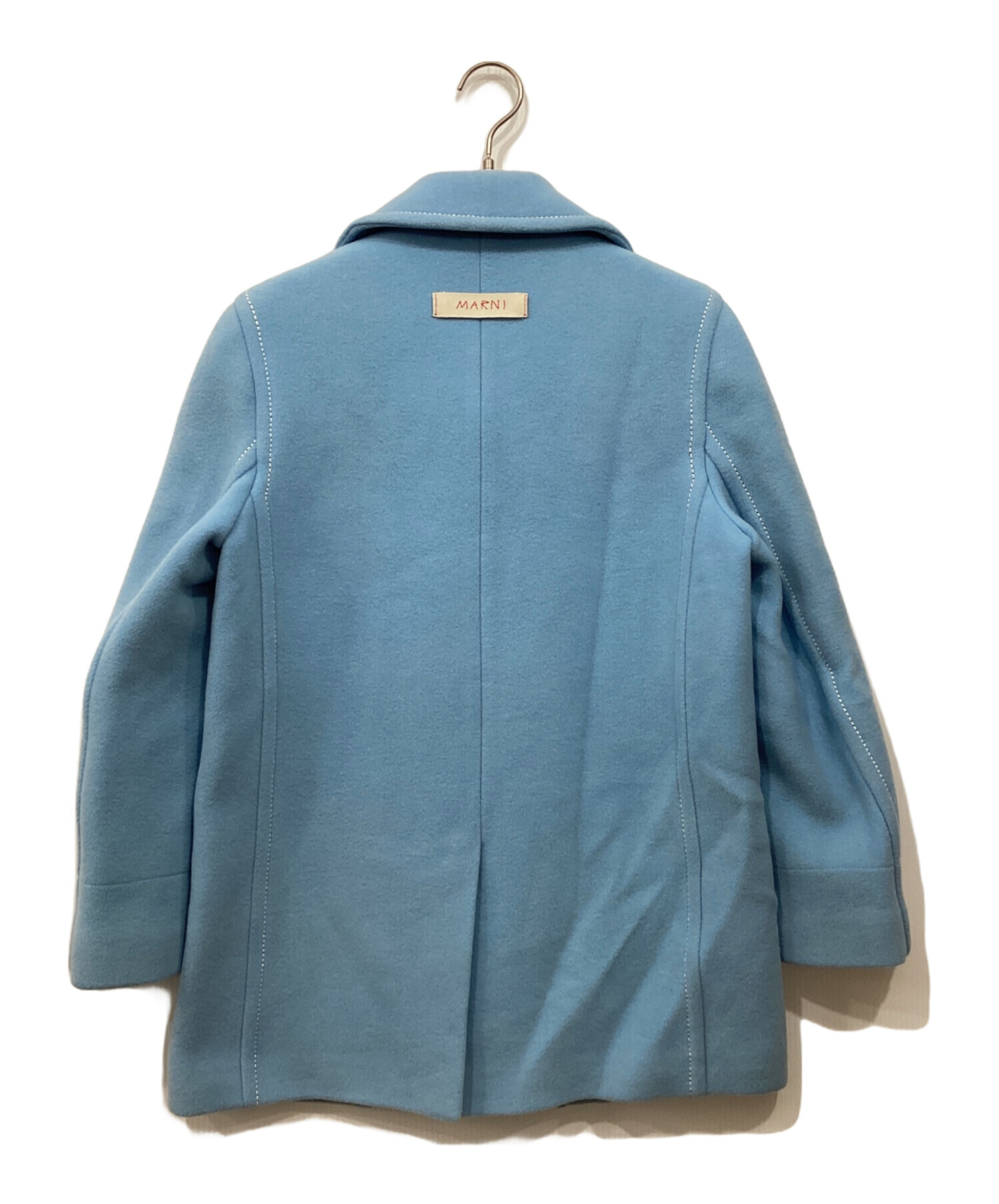 中古・古着通販】MARNI (マルニ) Pコート ブルー サイズ:36｜ブランド