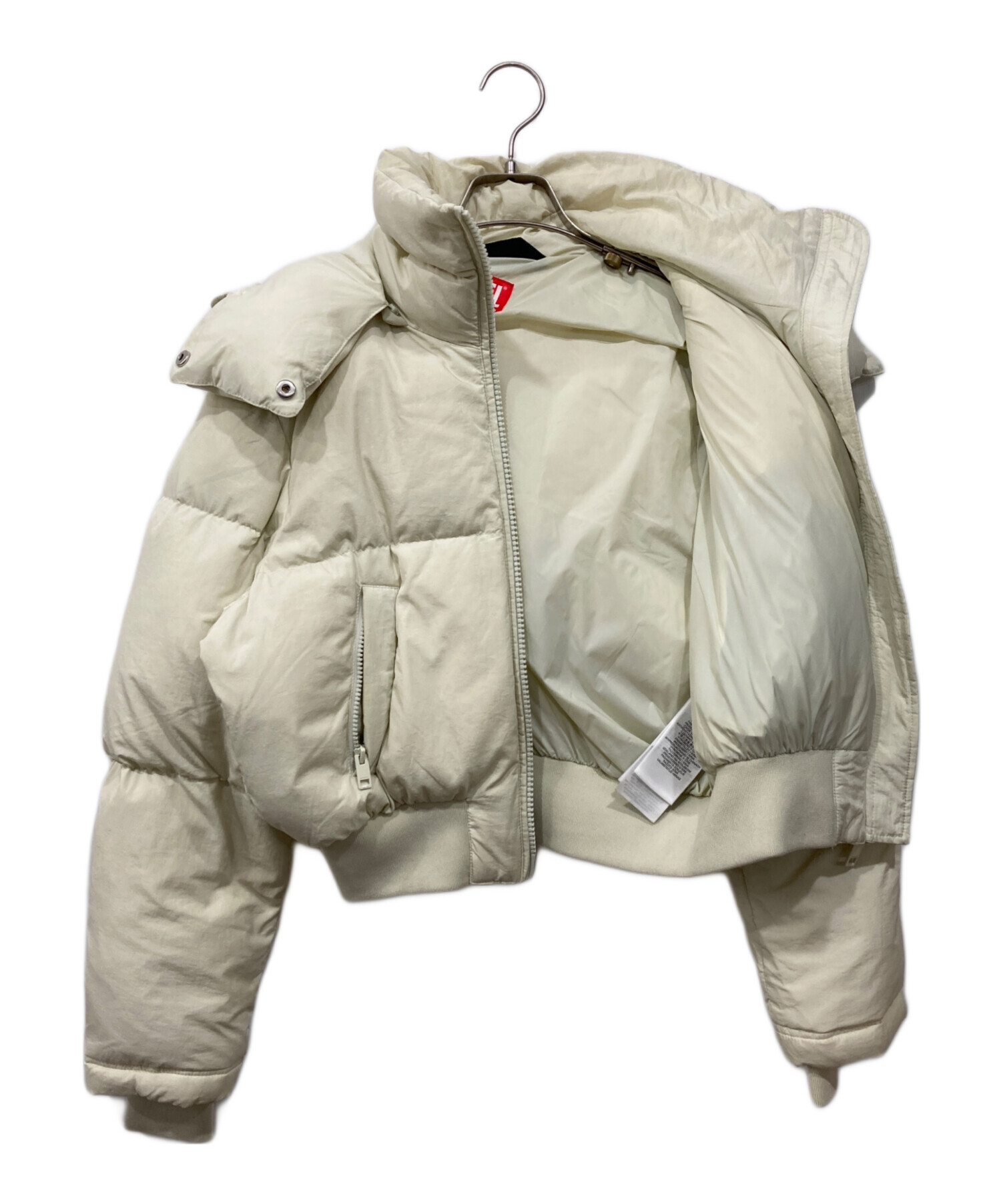 中古・古着通販】DIESEL (ディーゼル) ダウンジャケット アイボリー