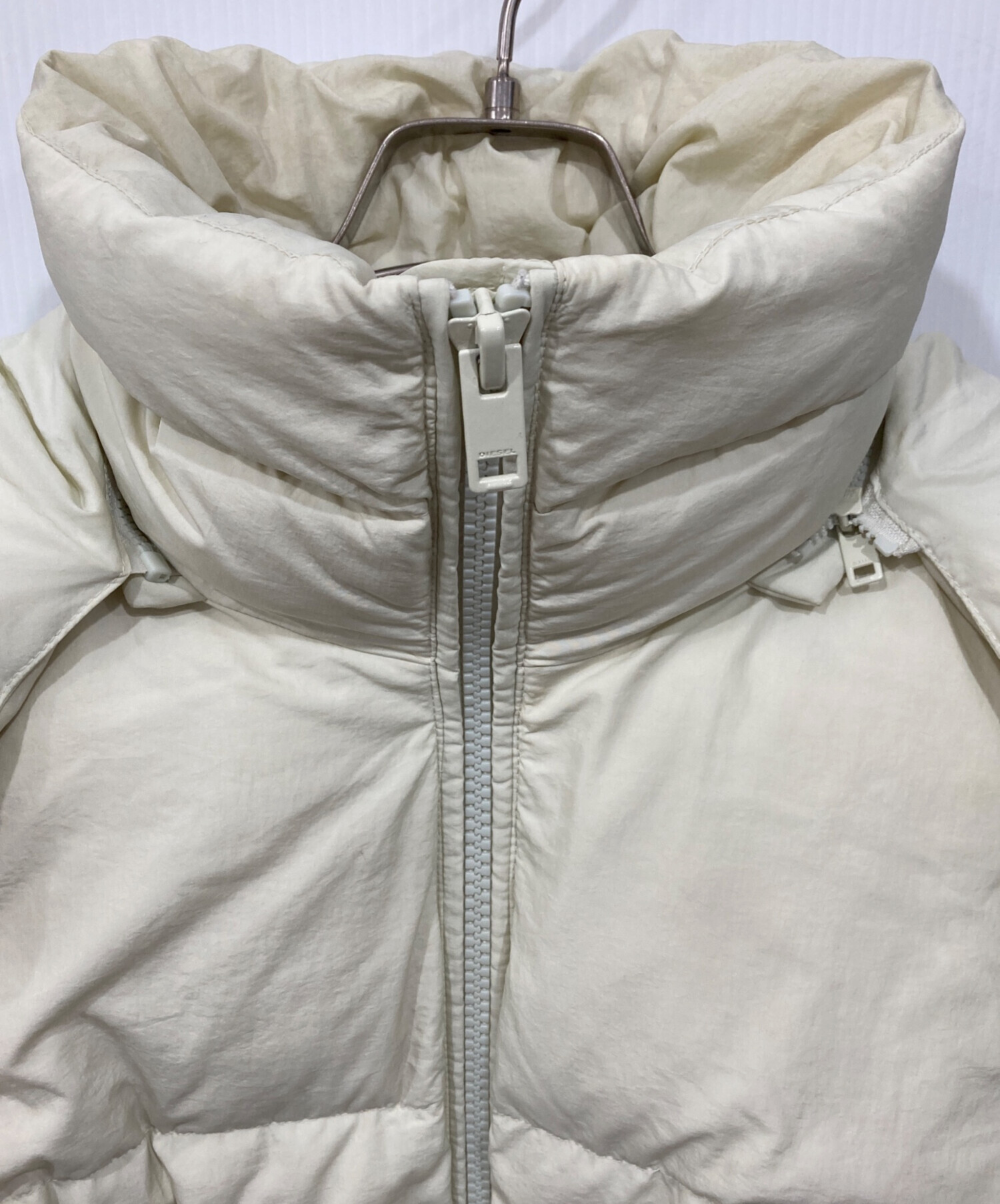 中古・古着通販】DIESEL (ディーゼル) ダウンジャケット アイボリー