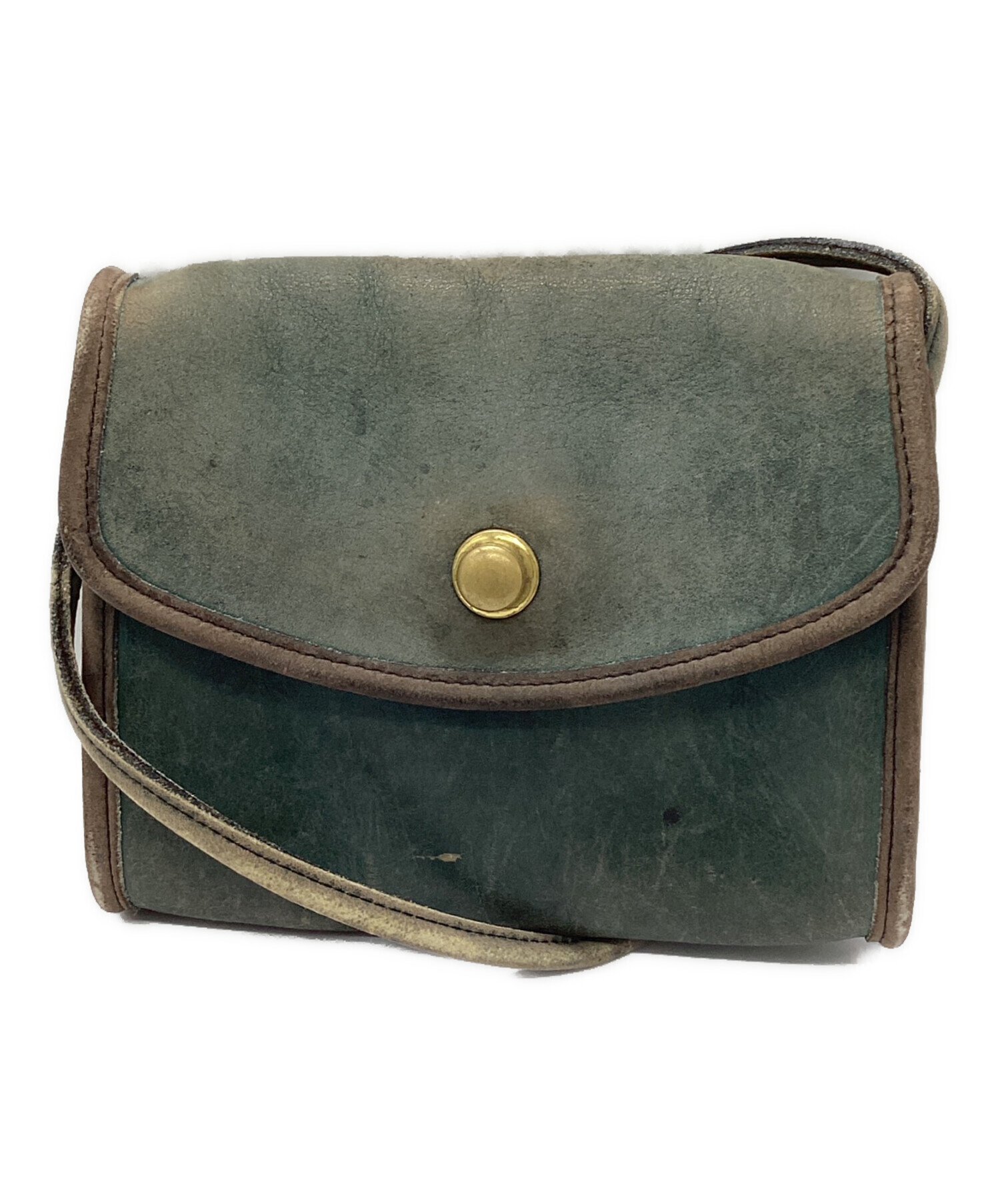 中古・古着通販】COACH (コーチ) ショルダーポーチ グリーン｜ブランド