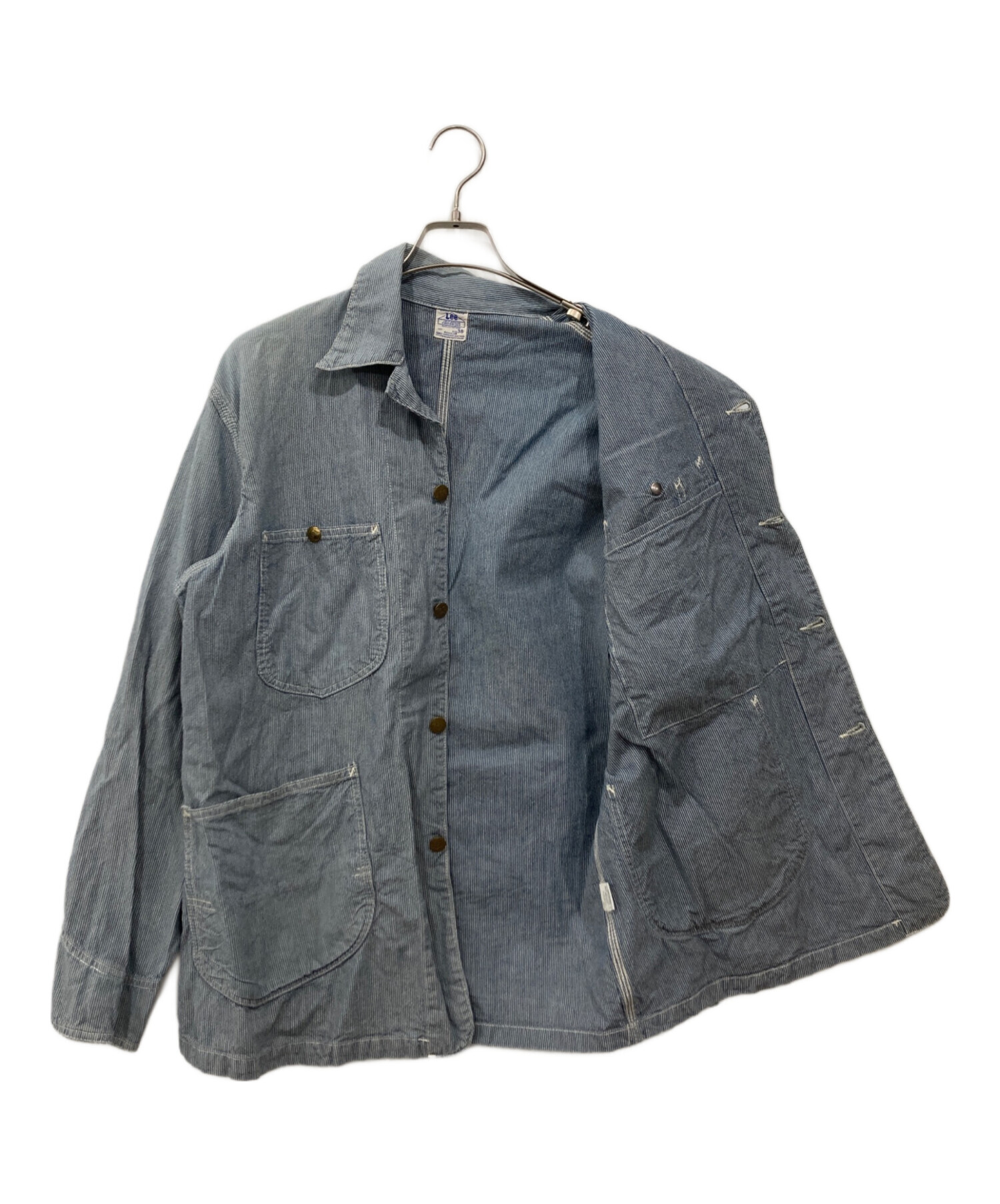 中古・古着通販】LEE (リー) ヒッコリーストライプ カバーオール