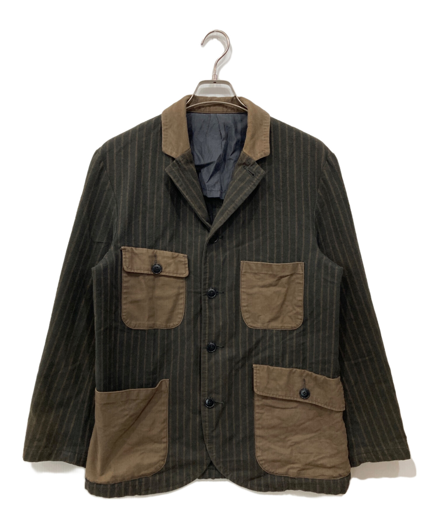 PaulSmith RED EAR パッチワークジャケット ブラック・グレー 中古・古着通販】Paul Smith RED EAR (ポールスミス レッドイヤー