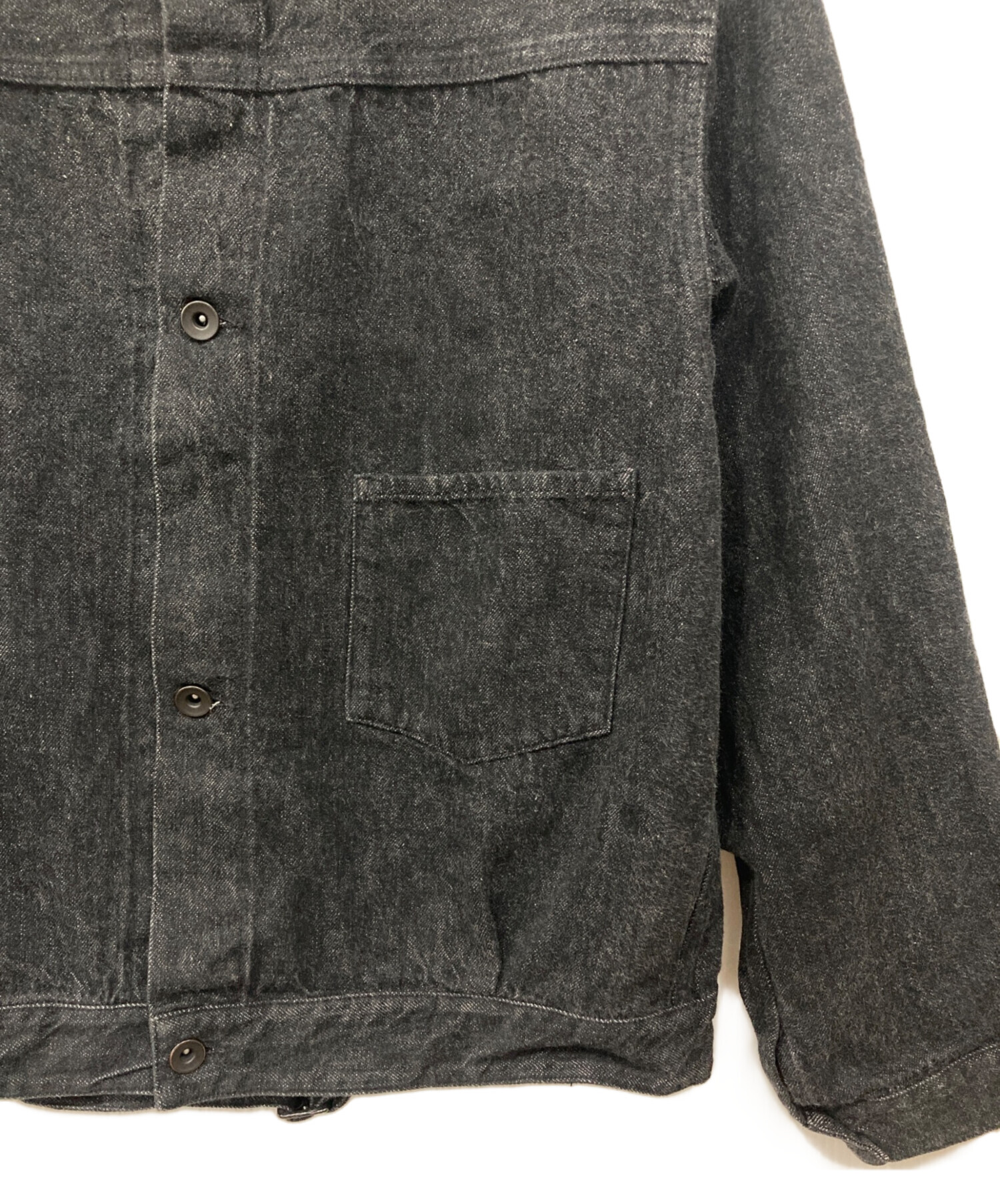 中古・古着通販】COMOLI (コモリ) デニムジャケット グレー サイズ:2