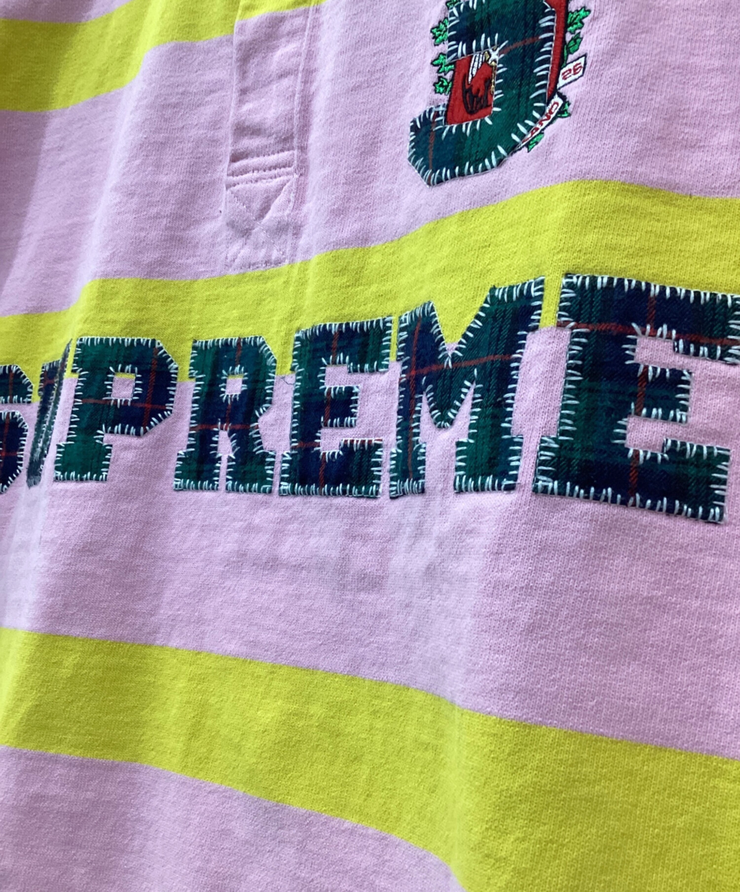 中古・古着通販】Supreme (シュプリーム) ストライプラグビーシャツ