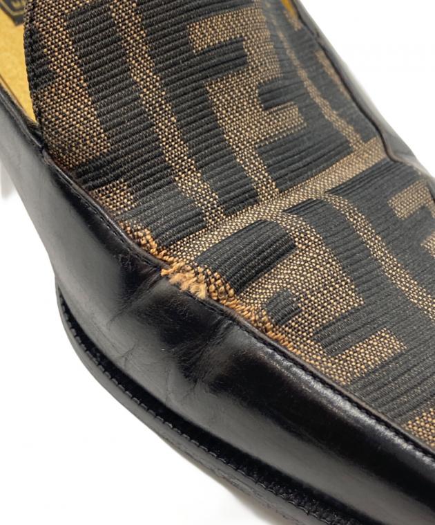 中古・古着通販】FENDI (フェンディ) ズッカスクエアトゥローファー