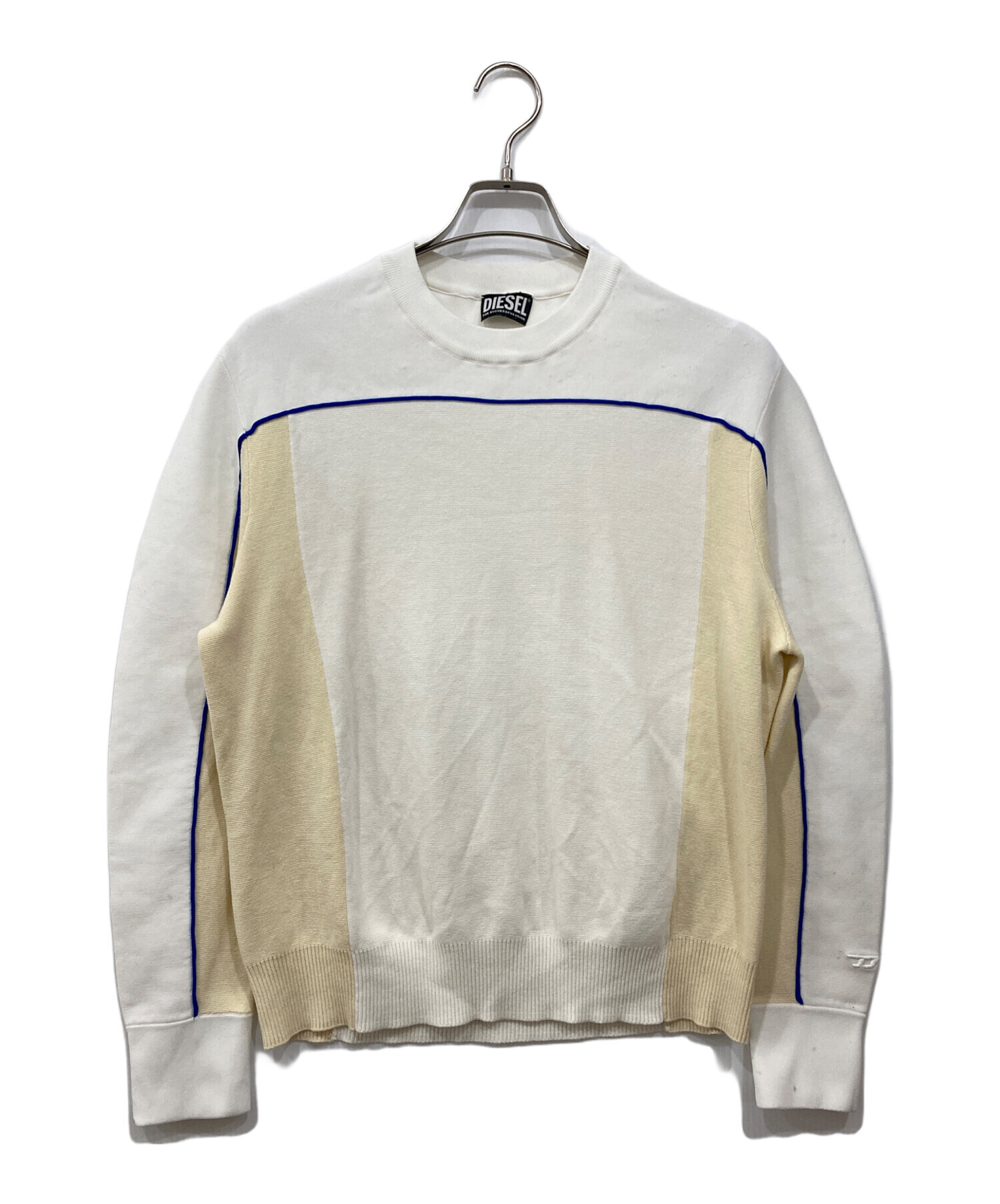 中古・古着通販】DIESEL (ディーゼル) プルオーバーニット アイボリー