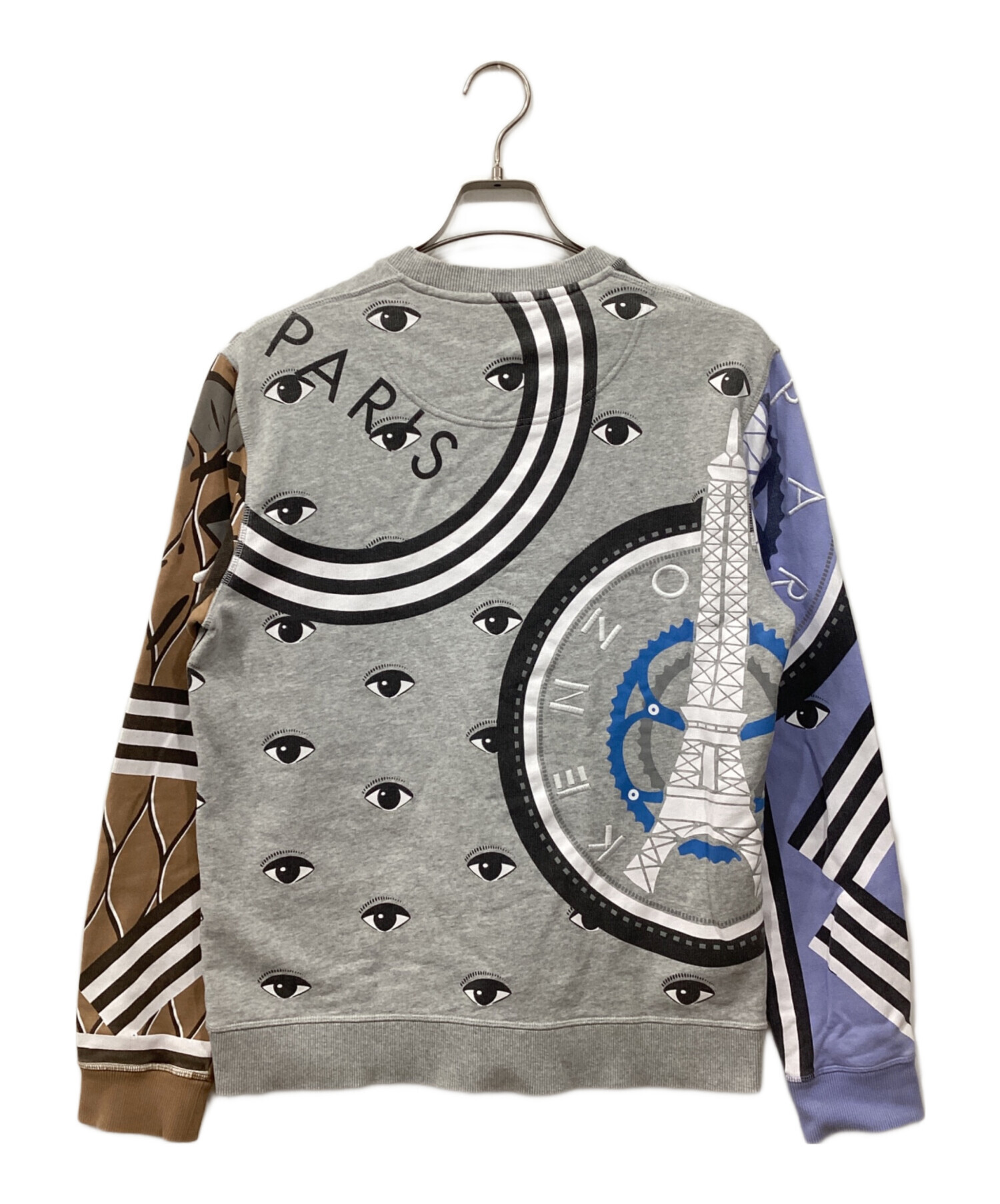 中古・古着通販】KENZO (ケンゾー) タイガー刺繍スウェット グレー