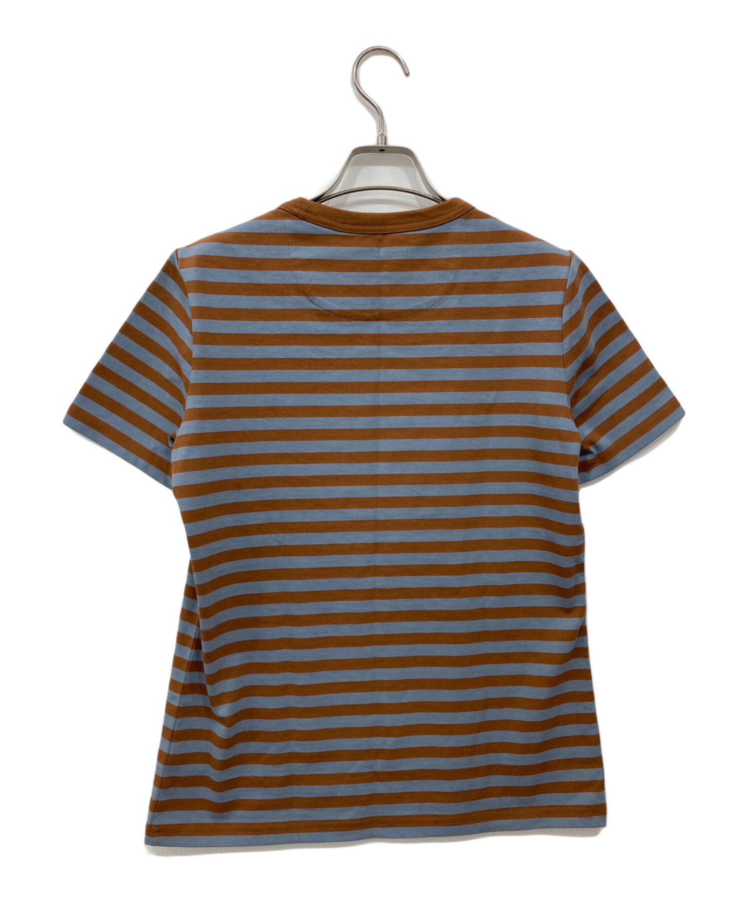 値下げ【新品未使用】トリーバーチ　８1/2サイズ 中古・古着通販】TORY BURCH (トリーバーチ) ボーダーTシャツ グレー