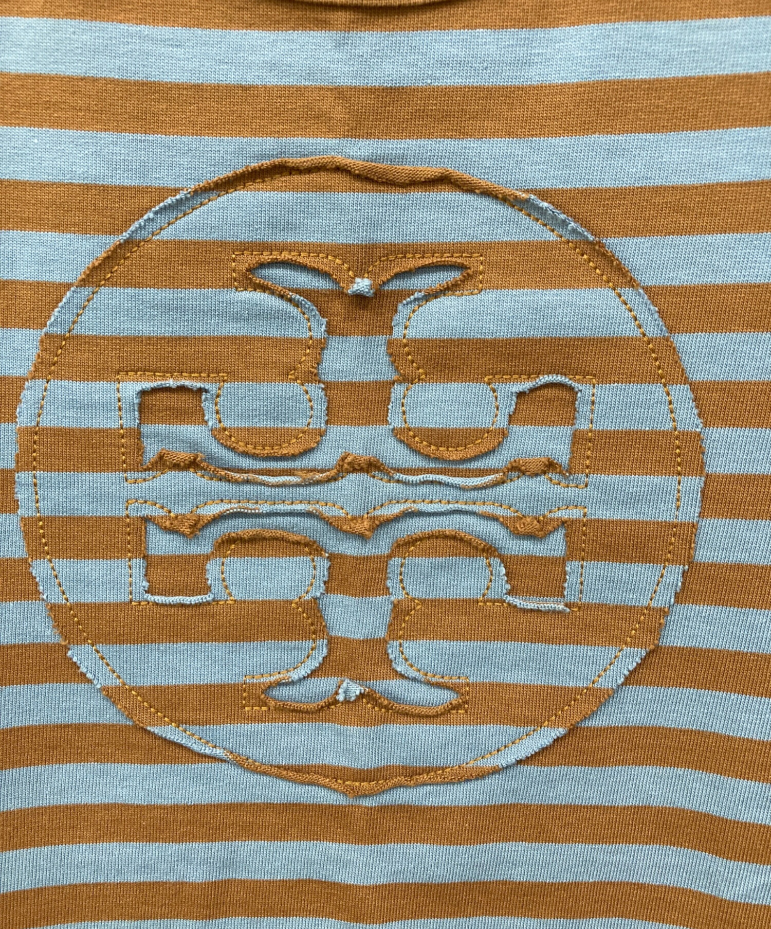 値下げ【新品未使用】トリーバーチ　８1/2サイズ 中古・古着通販】TORY BURCH (トリーバーチ) ボーダーTシャツ グレー