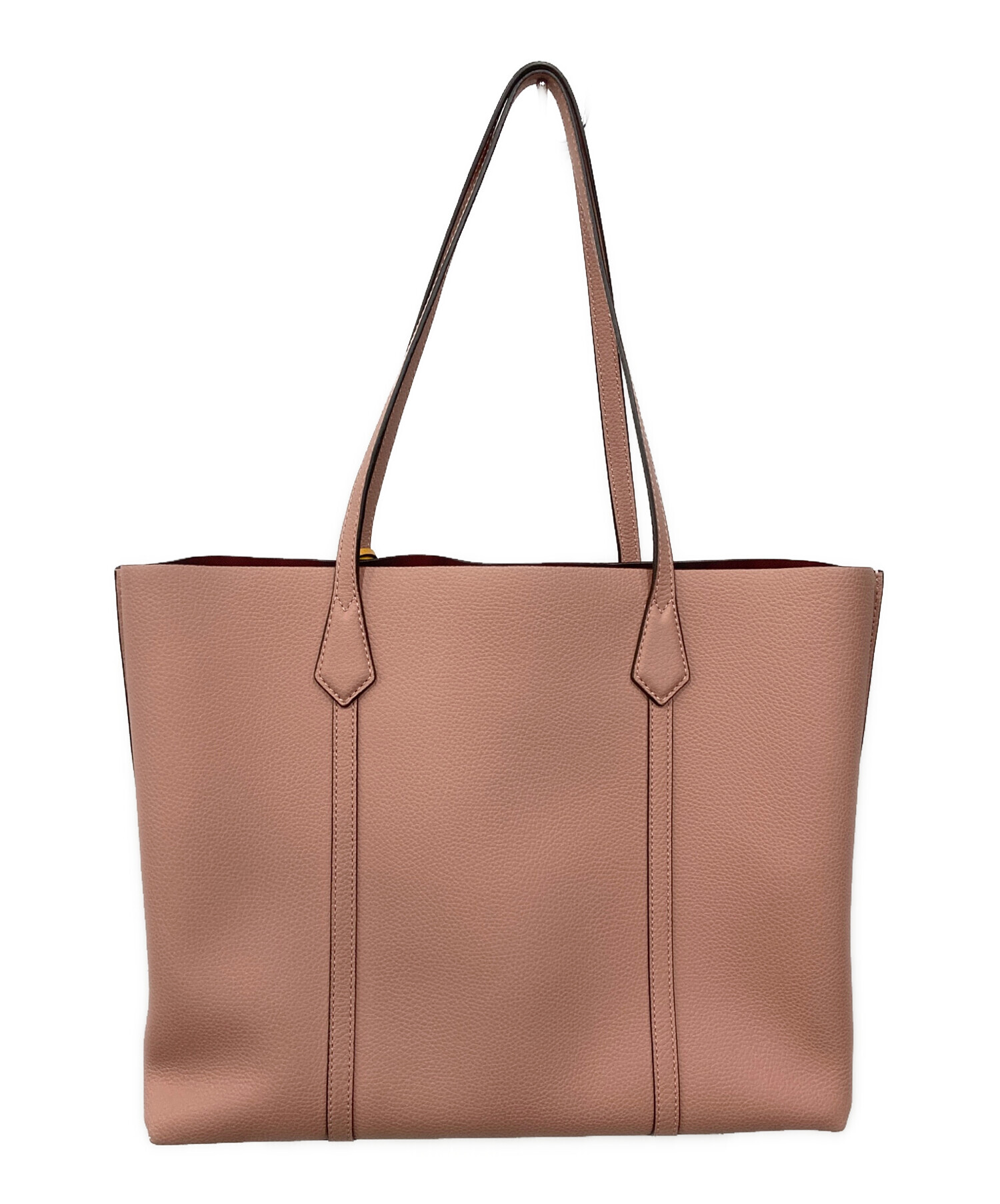 未使用Tory Burch キャンバス トリプルコンパートメント トートバッグ 中古・古着通販】TORY BURCH (トリーバーチ) トリプルコンパートメント