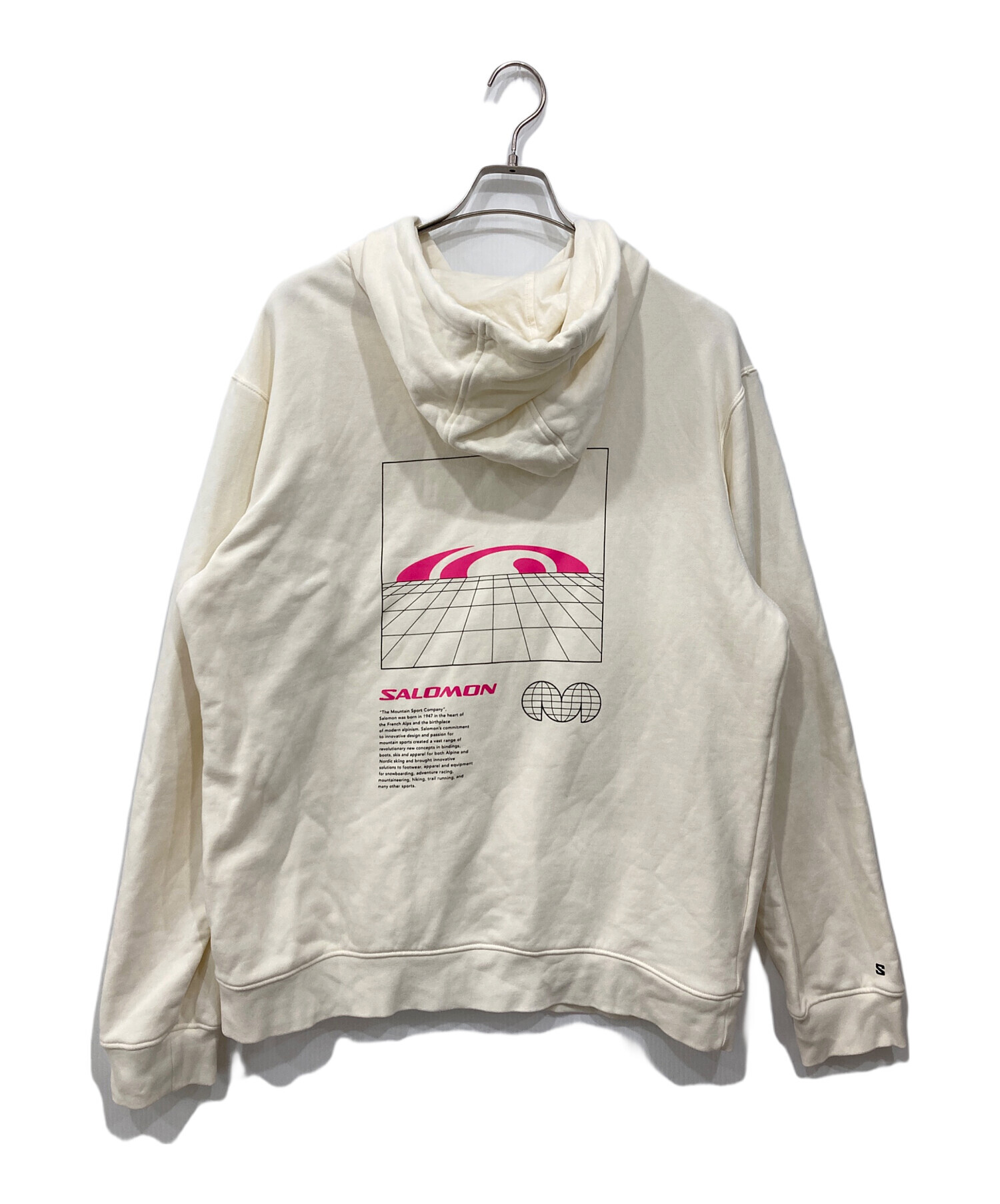 中古・古着通販】SALOMON (サロモン) プルオーバーパーカー ホワイト