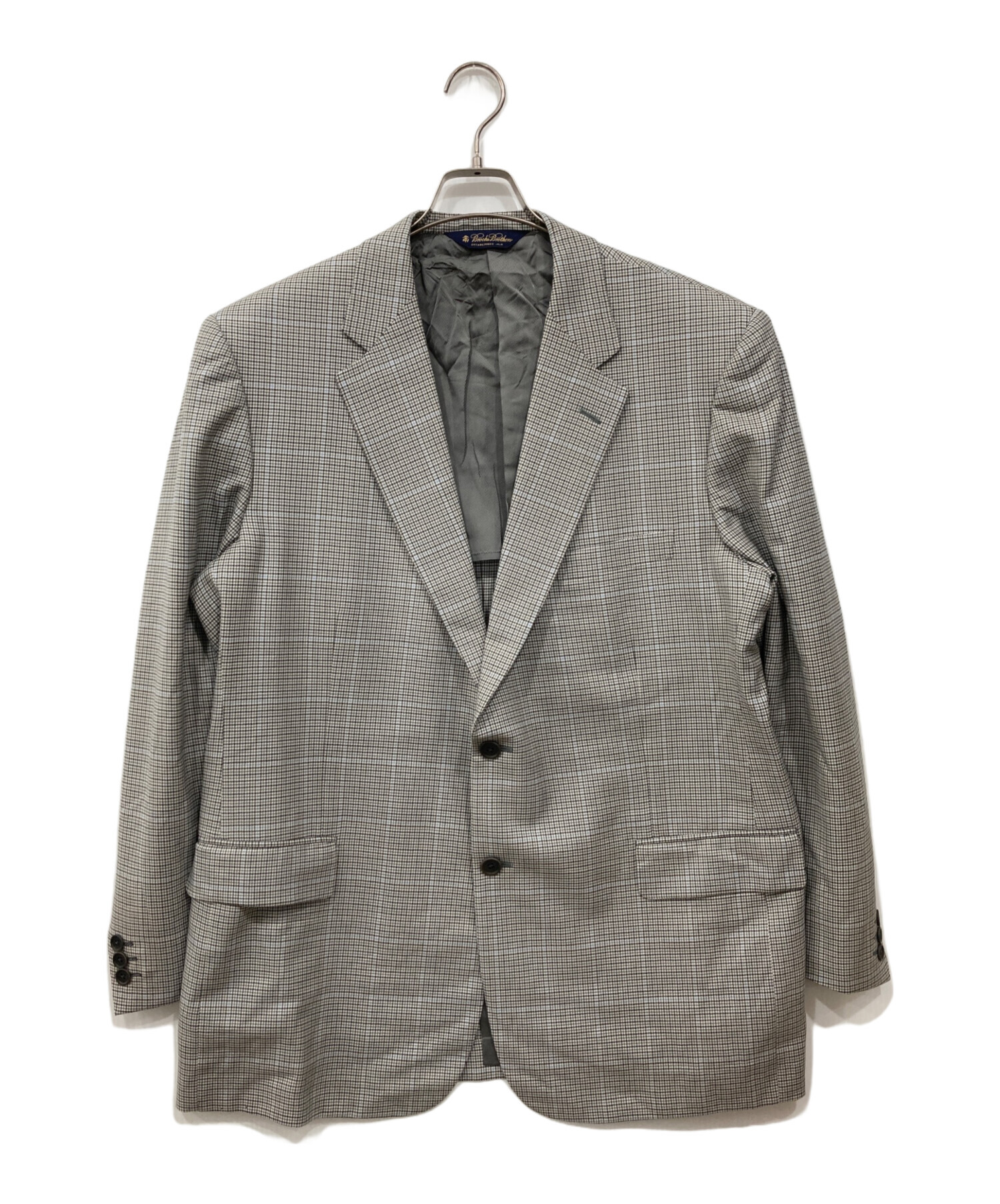 Brooks Brothers - Brooks Brothers テーラードジャケット M グレー 【古着】【中古】【送料無料】 中古・古着通販】BROOKS BROTHERS (ブルックスブラザーズ) テーラード