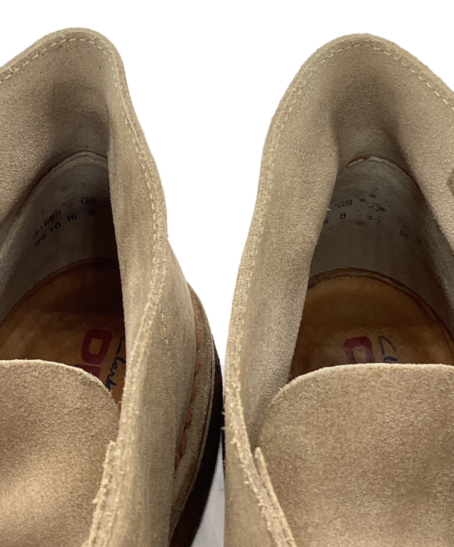 中古・古着通販】CLARKS (クラークス) デザートシューズ ベージュ
