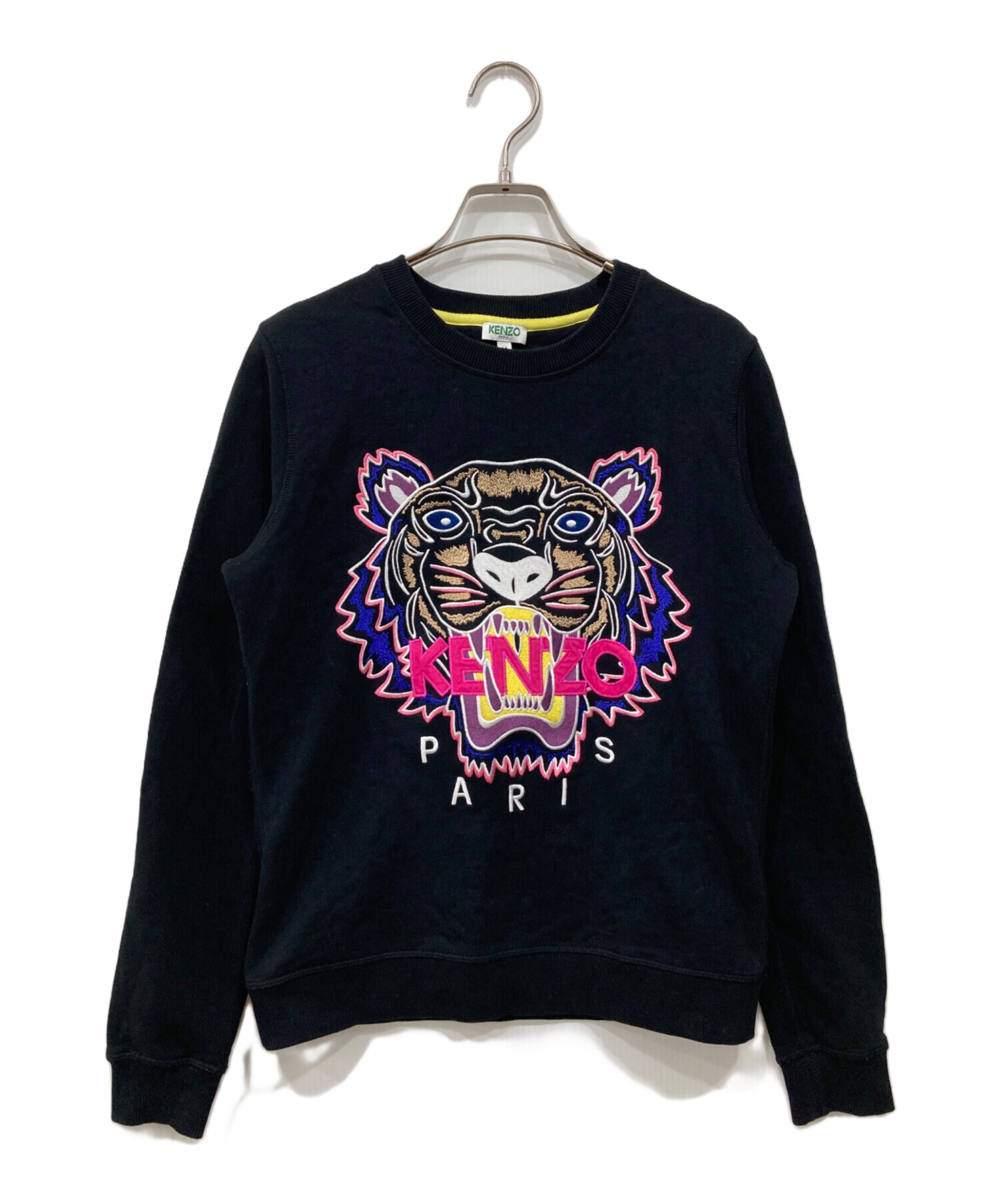 中古・古着通販】KENZO (ケンゾー) タイガー刺繍スウェット ブラック