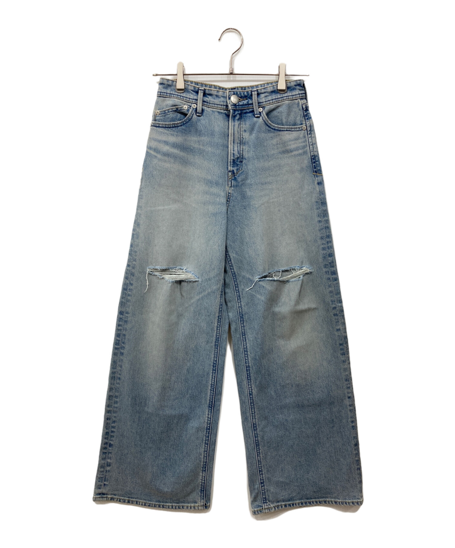 中古・古着通販】YANUK (ヤヌーク) バギーストレートデニムパンツ