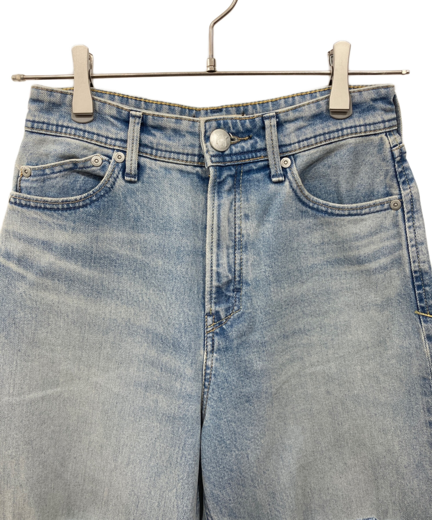 中古・古着通販】YANUK (ヤヌーク) バギーストレートデニムパンツ