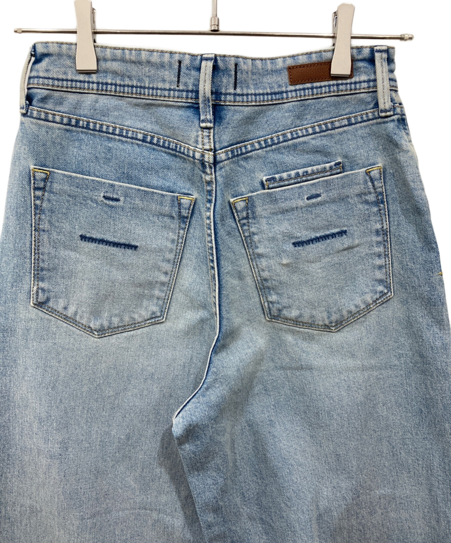 中古・古着通販】YANUK (ヤヌーク) バギーストレートデニムパンツ