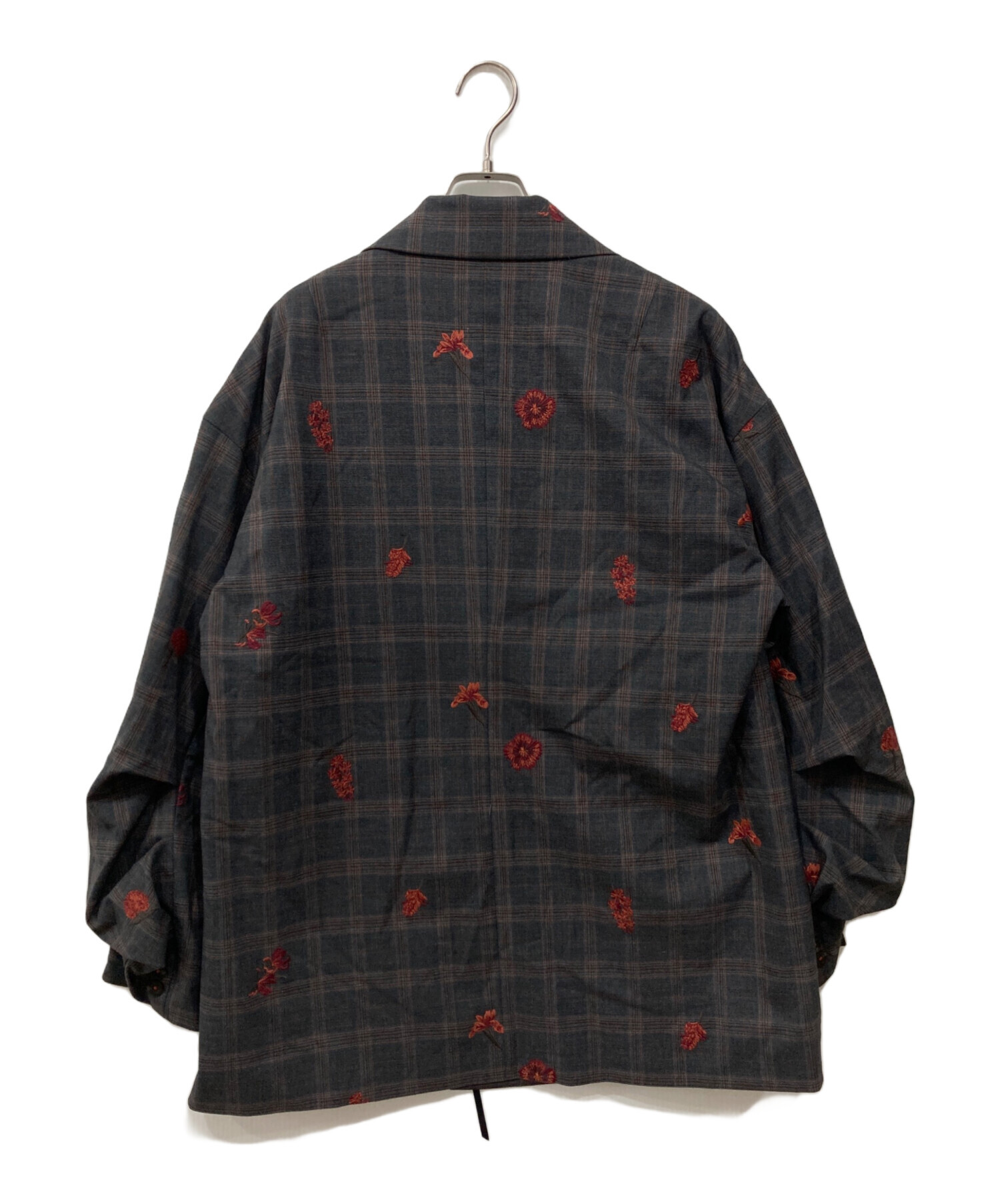 中古・古着通販】AMERI (アメリ) チェックフラワーパパジャケット