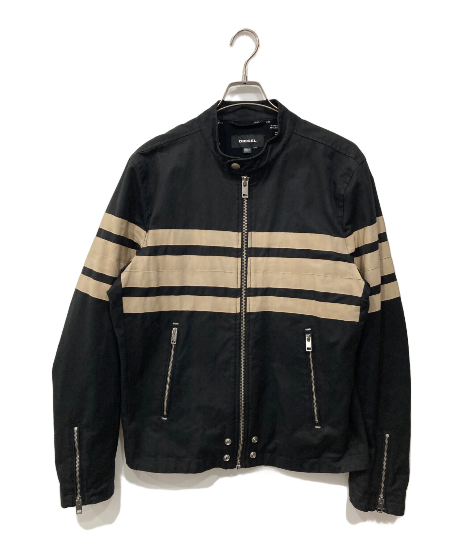 中古・古着通販】DIESEL (ディーゼル) シングルライダースジャケット