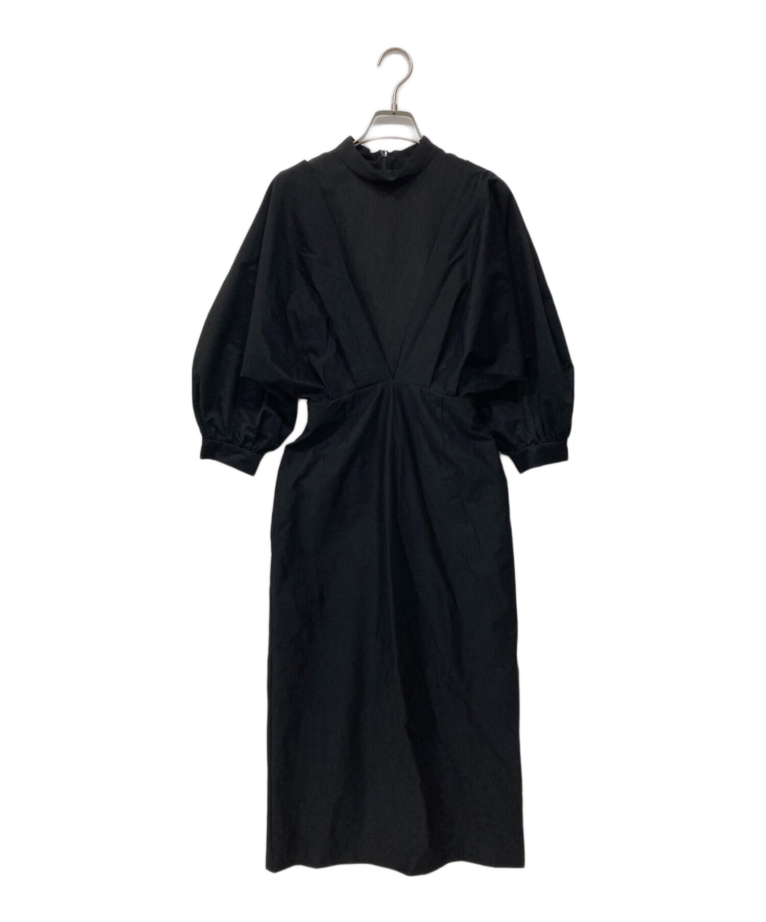 Ameri VINTAGE 長袖ワンピース    レディース S 中古・古着通販】Ameri (アメリ) 長袖ワンピース ブラック サイズ:S