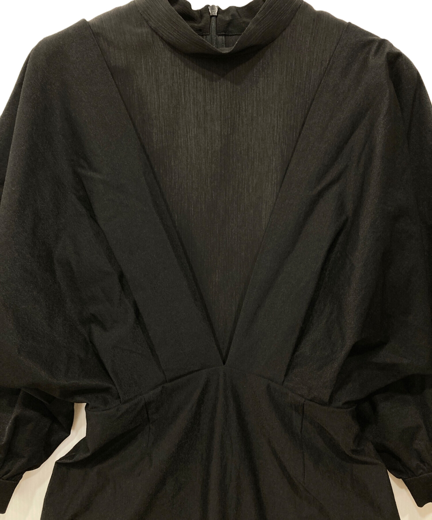 Ameri VINTAGE 長袖ワンピース    レディース S 中古・古着通販】Ameri (アメリ) 長袖ワンピース ブラック サイズ:S