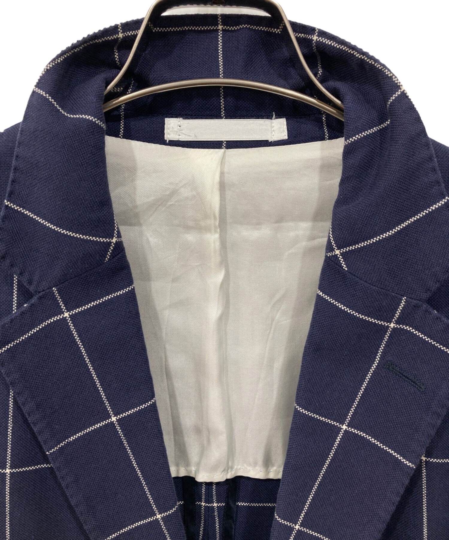 中古・古着通販】HACKETT (ハケット) テーラードジャケット ネイビー