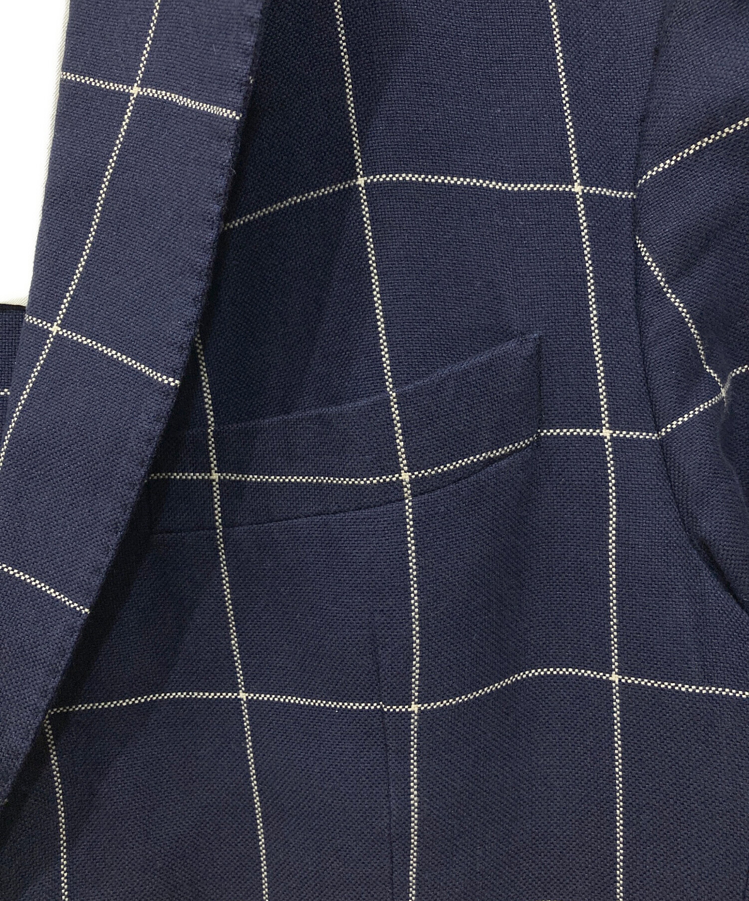 中古・古着通販】HACKETT (ハケット) テーラードジャケット ネイビー