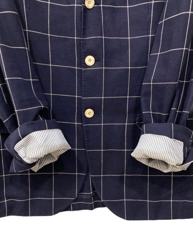 中古・古着通販】HACKETT (ハケット) テーラードジャケット ネイビー