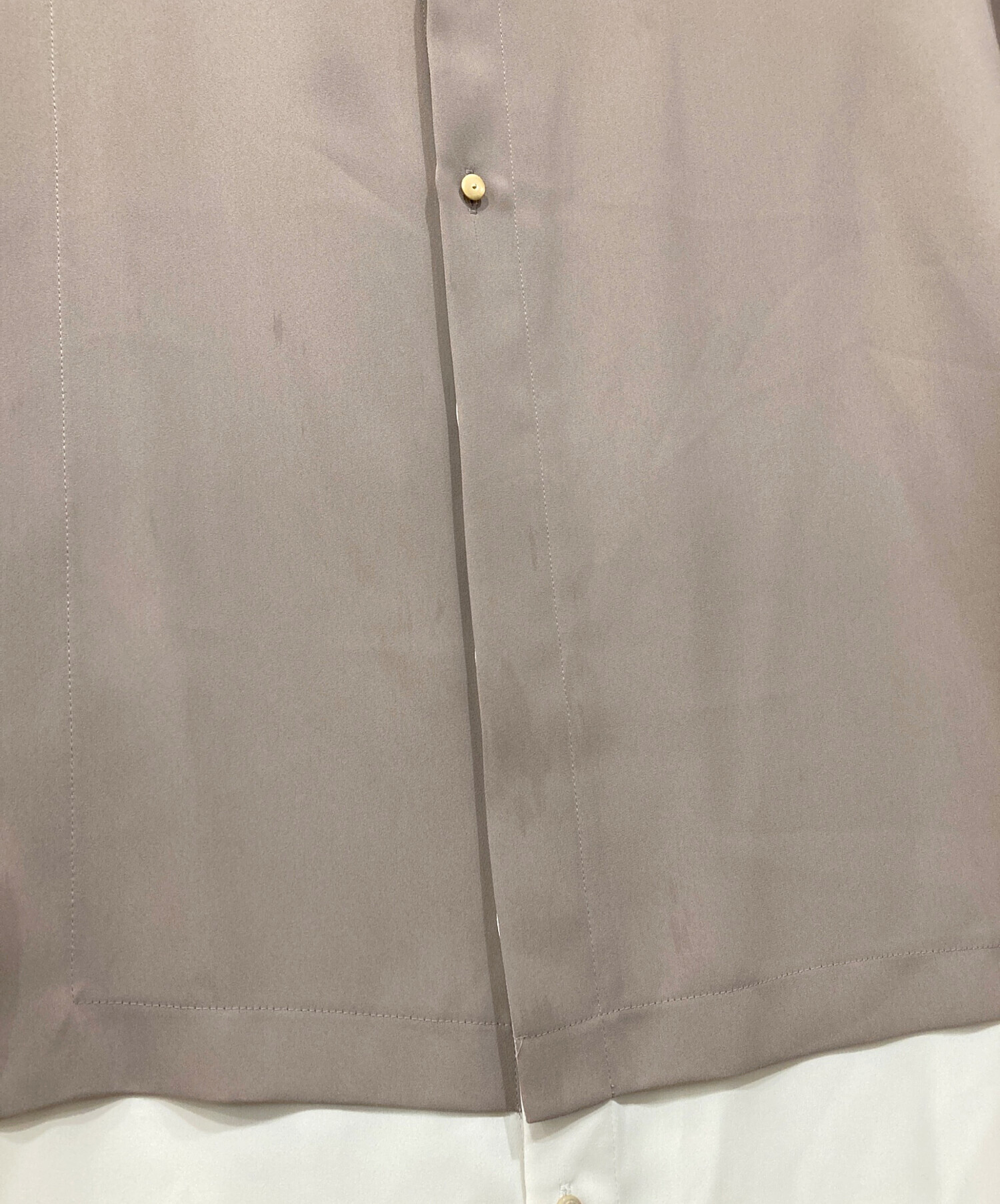中古・古着通販】CULLNI (クルニ) アシンメトリカル ストライプシャツ