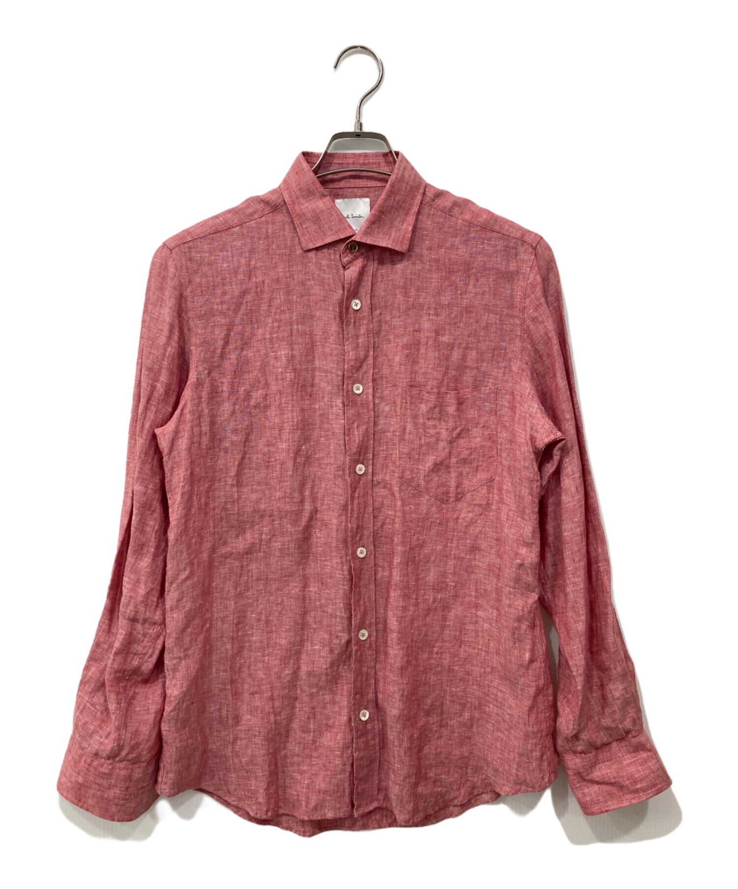 中古・古着通販】PAUL SMITH (ポールスミス) リネンシャツ レッド