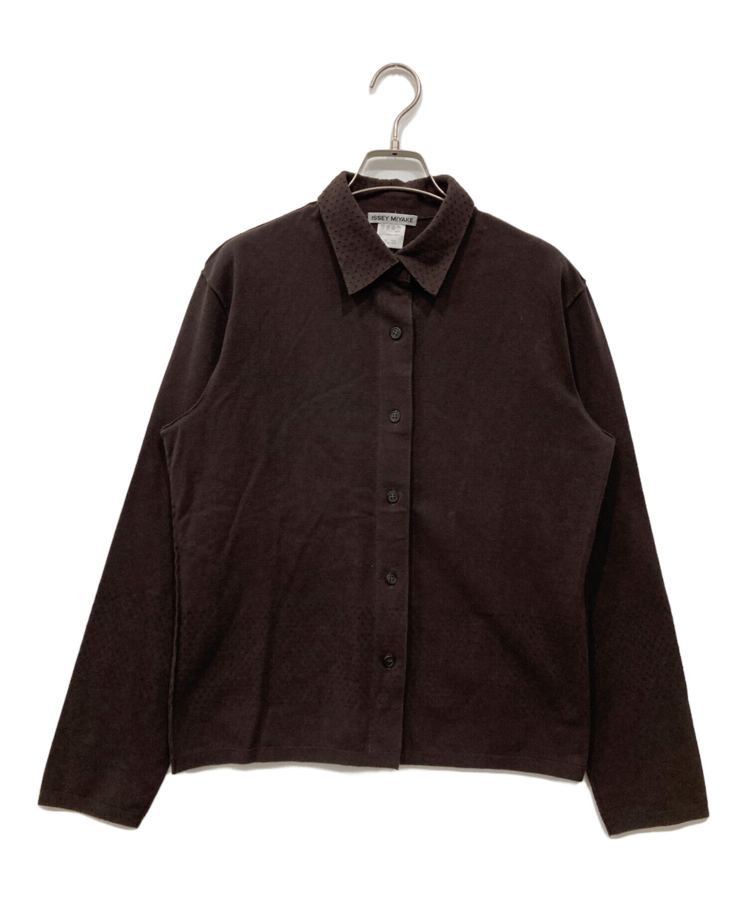 中古・古着通販】ISSEY MIYAKE (イッセイミヤケ) パンチングシャツ 