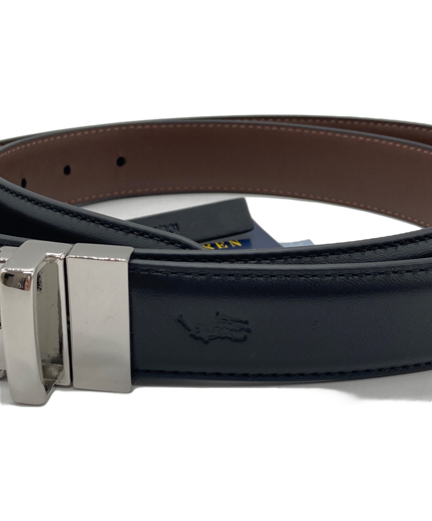 RALPH LAUREN レザーベルト 中古・古着通販】POLO RALPH LAUREN (ポロ・ラルフローレン