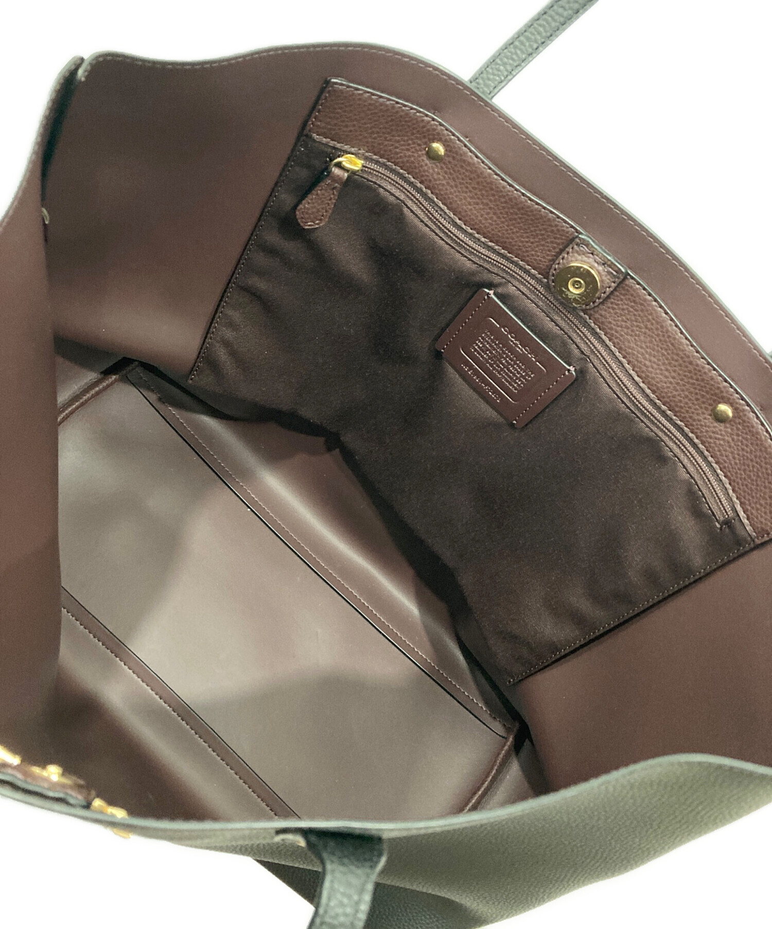 中古・古着通販】COACH (コーチ) トートバッグ ブラック｜ブランド