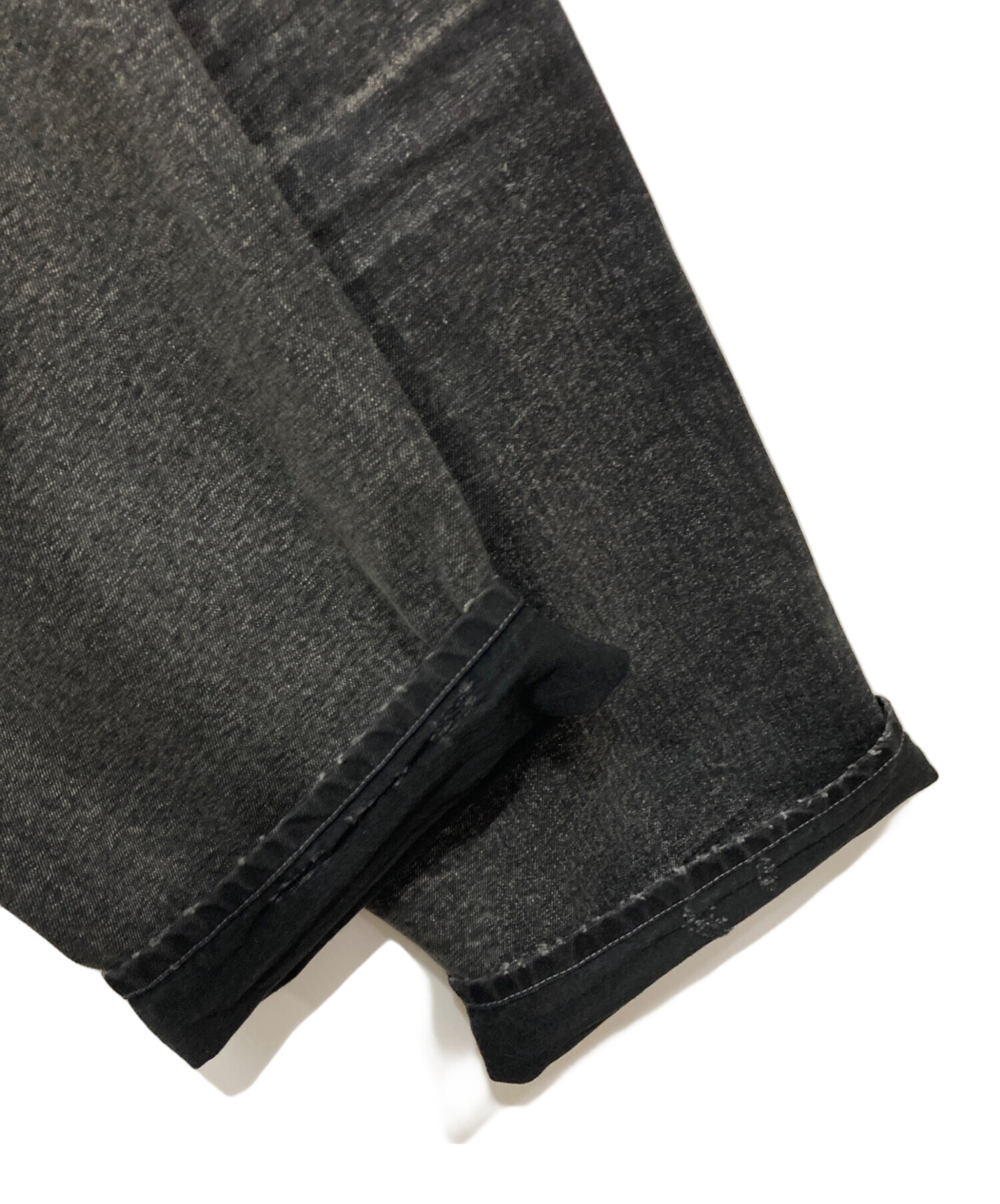 中古・古着通販】Abuku (アブク) デニムパンツ グレー サイズ:M 
