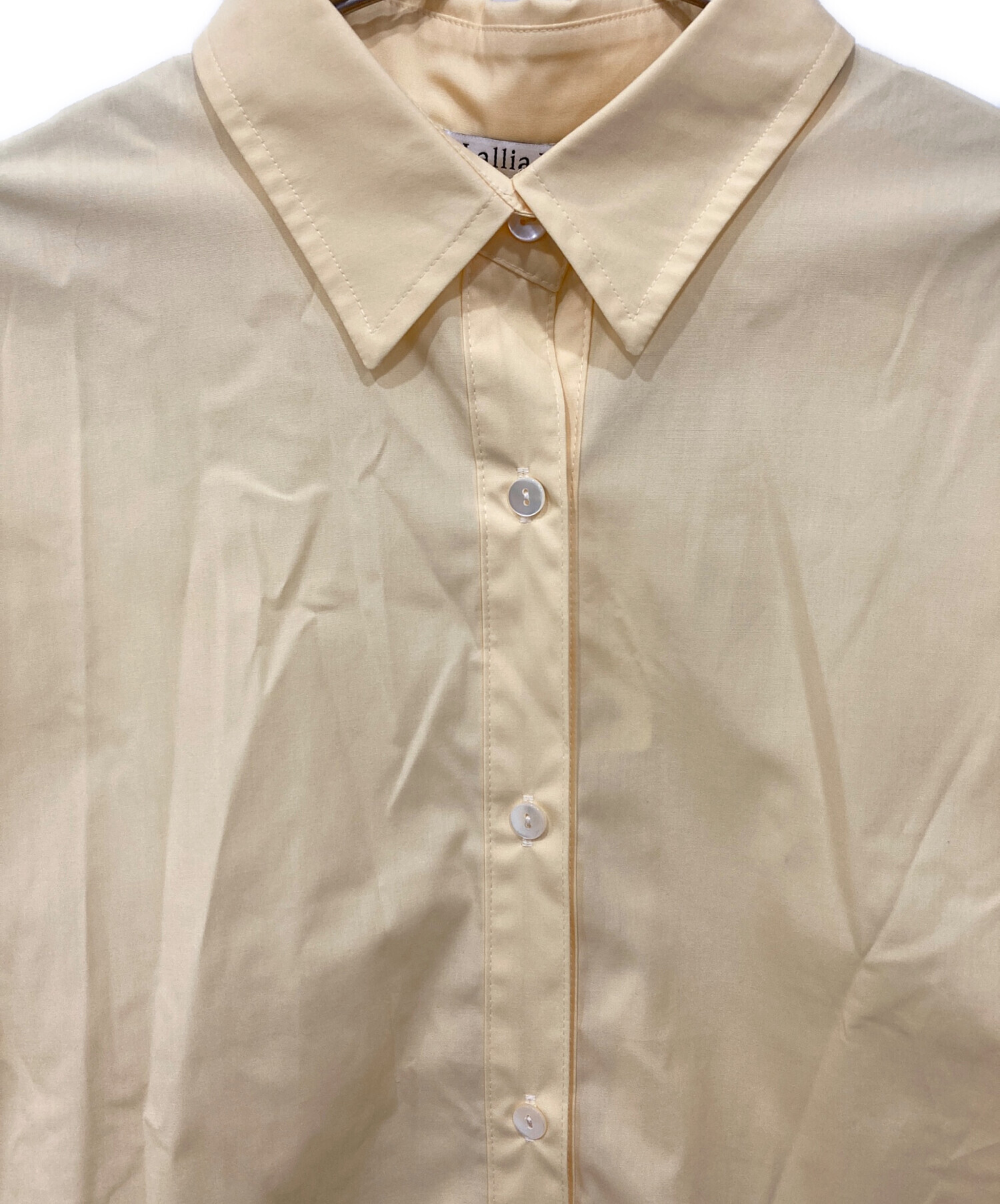 中古・古着通販】Lallia Mu (ラリア ムー) バックプリーツシャツ 