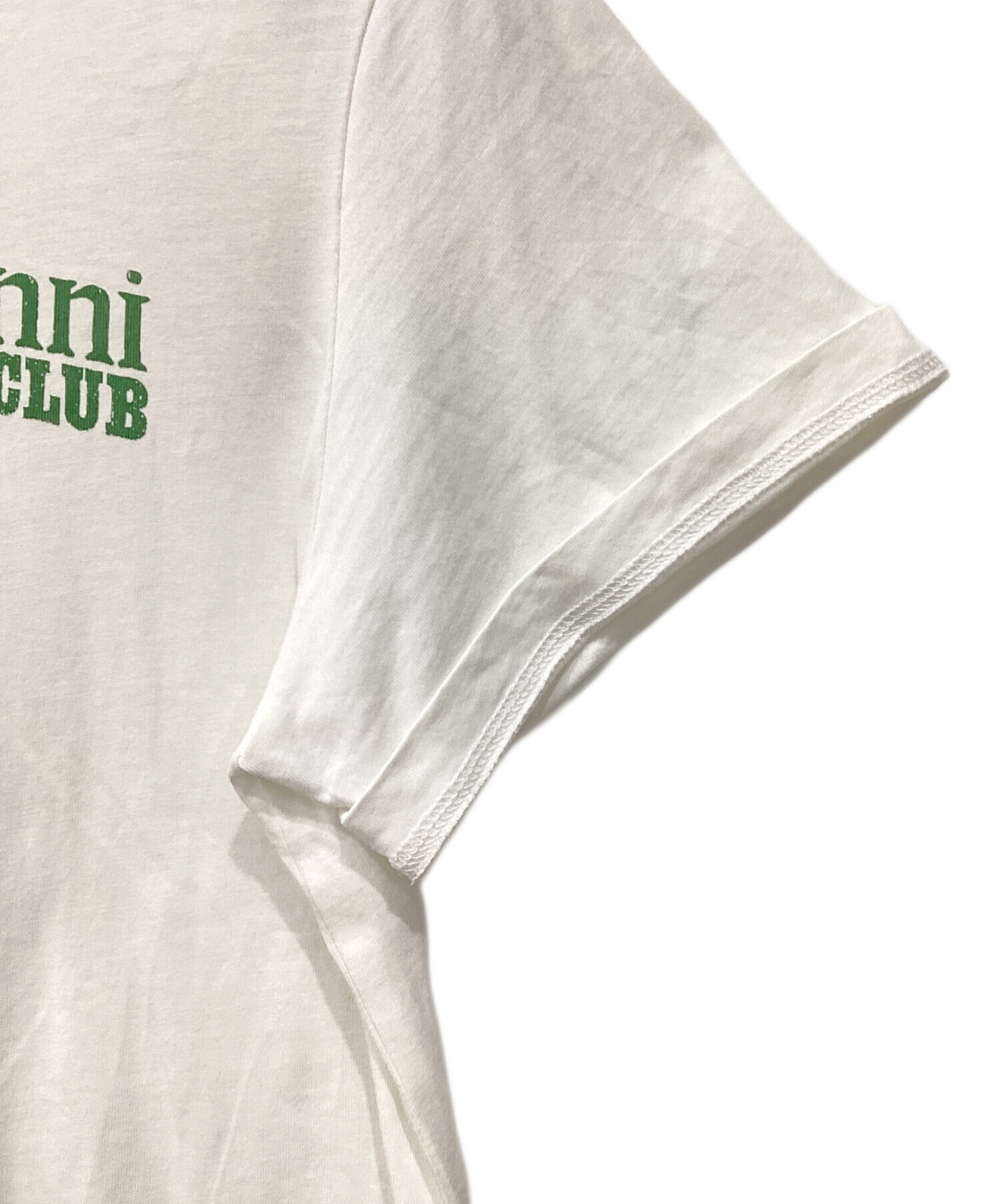 中古・古着通販】GANNI (ガニー) ロゴTシャツ ホワイト サイズ:S