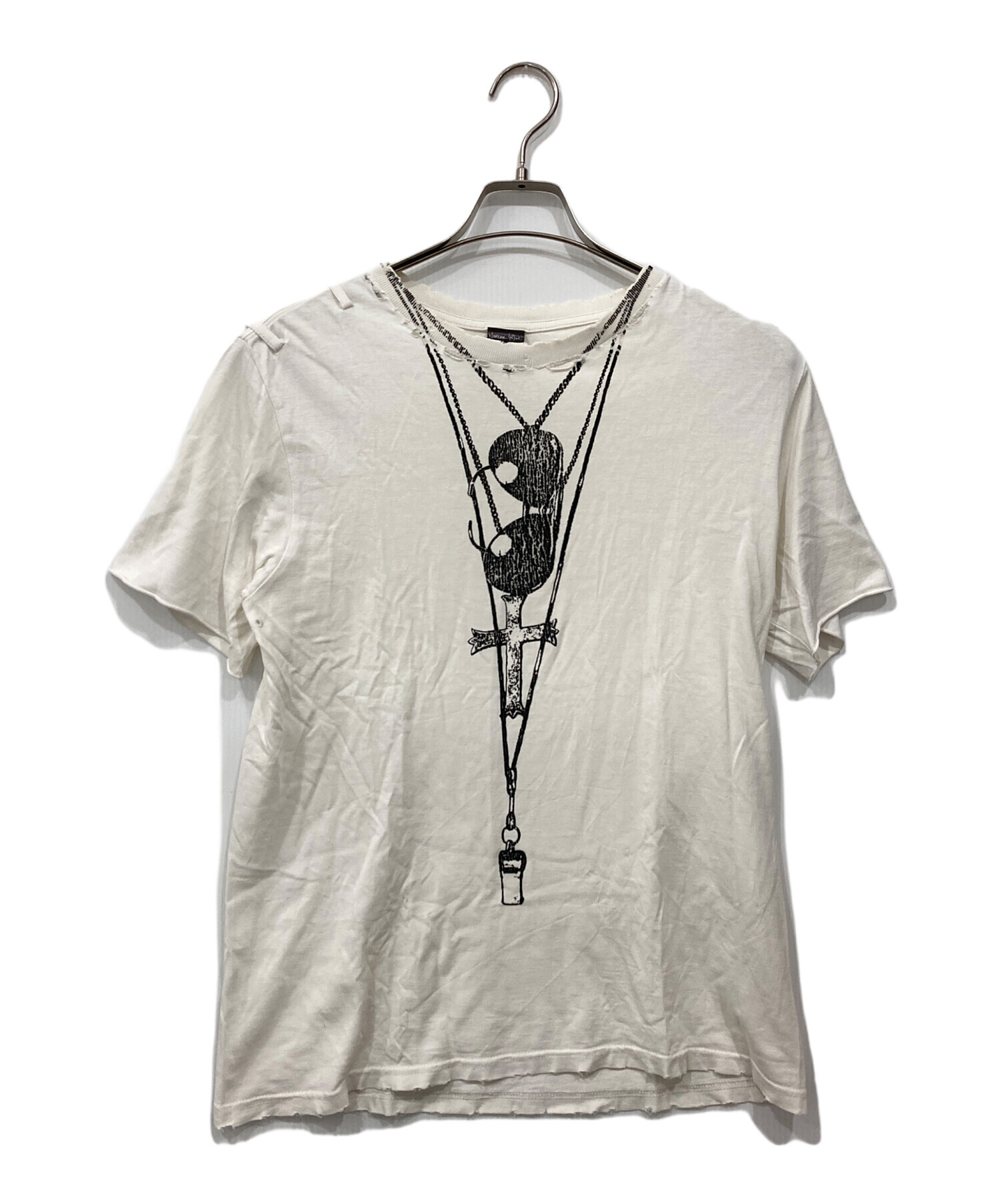 Number (N)ine 　ヴィンテージナンバーナイン骨格プリント サイズ3 中古・古着通販】NUMBER (N)INE (ナンバーナイン) ネックレスプリントT
