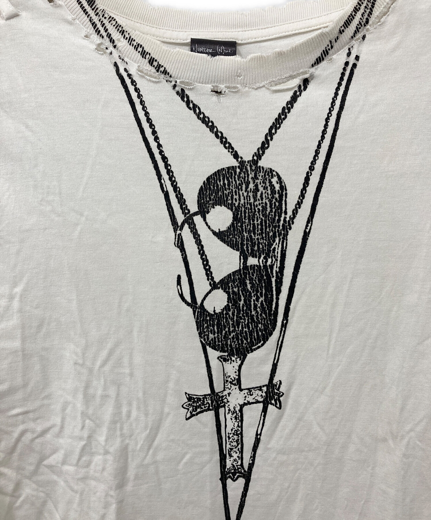 中古・古着通販】NUMBER (N)INE (ナンバーナイン) ネックレスプリントT