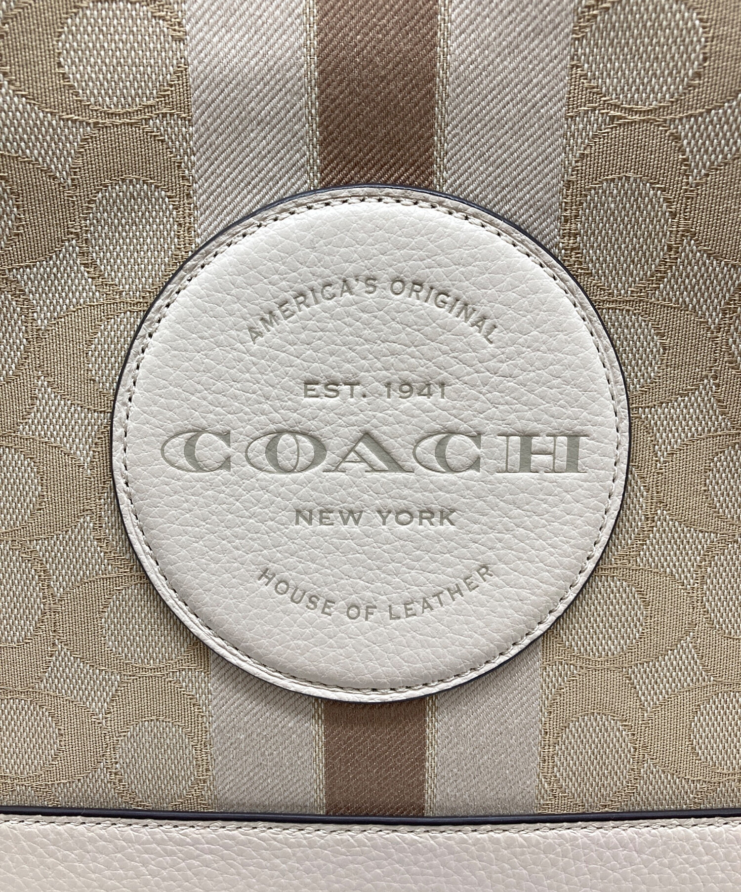 中古・古着通販】COACH (コーチ) 2WAYショルダーバッグ ベージュ