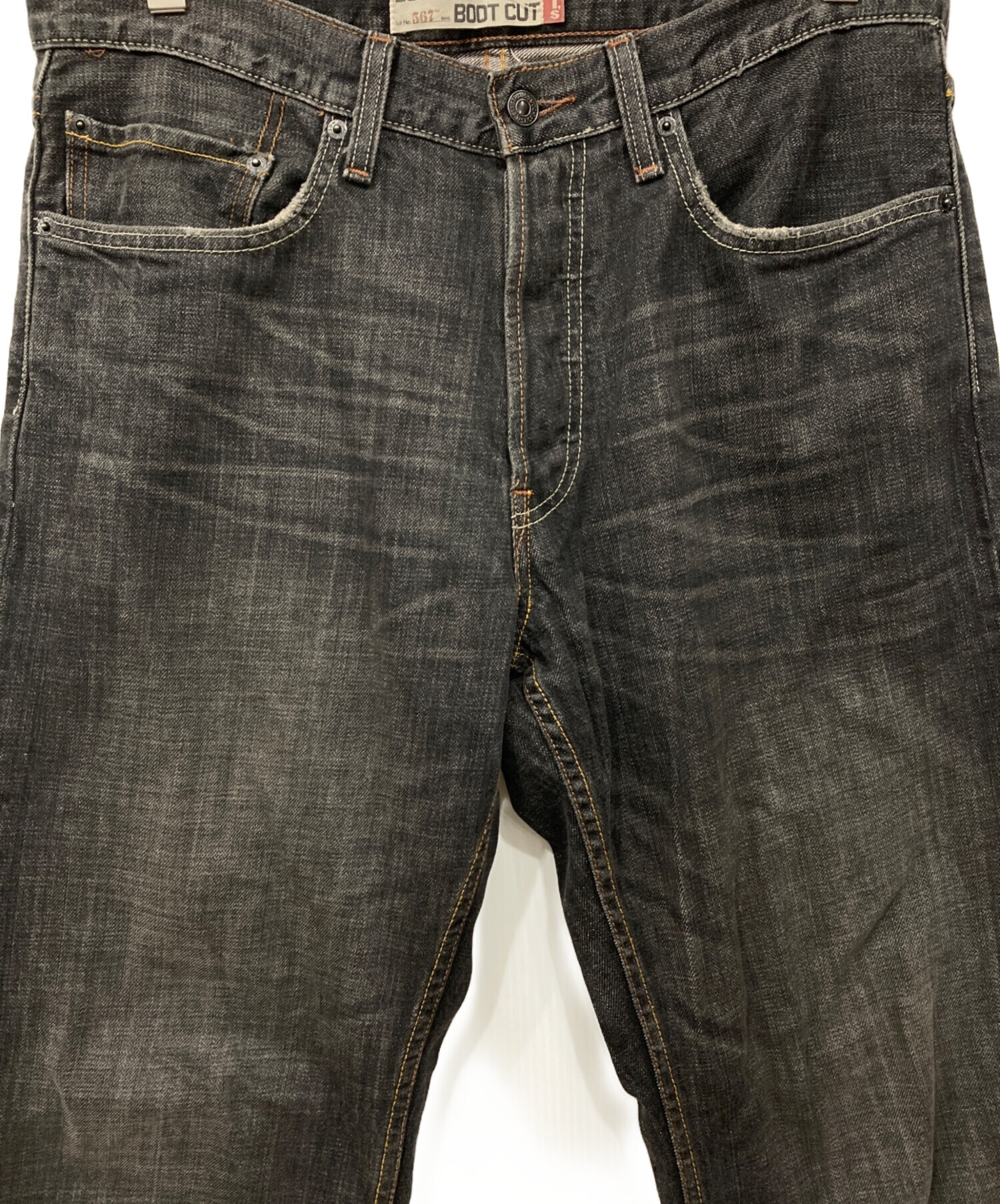 中古・古着通販】LEVI'S (リーバイス) 567 先染めデニムパンツ グレー